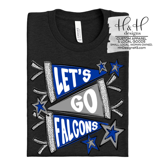 Let's Go Falcons Pennants ~ WRMS Cheer Fundraiser