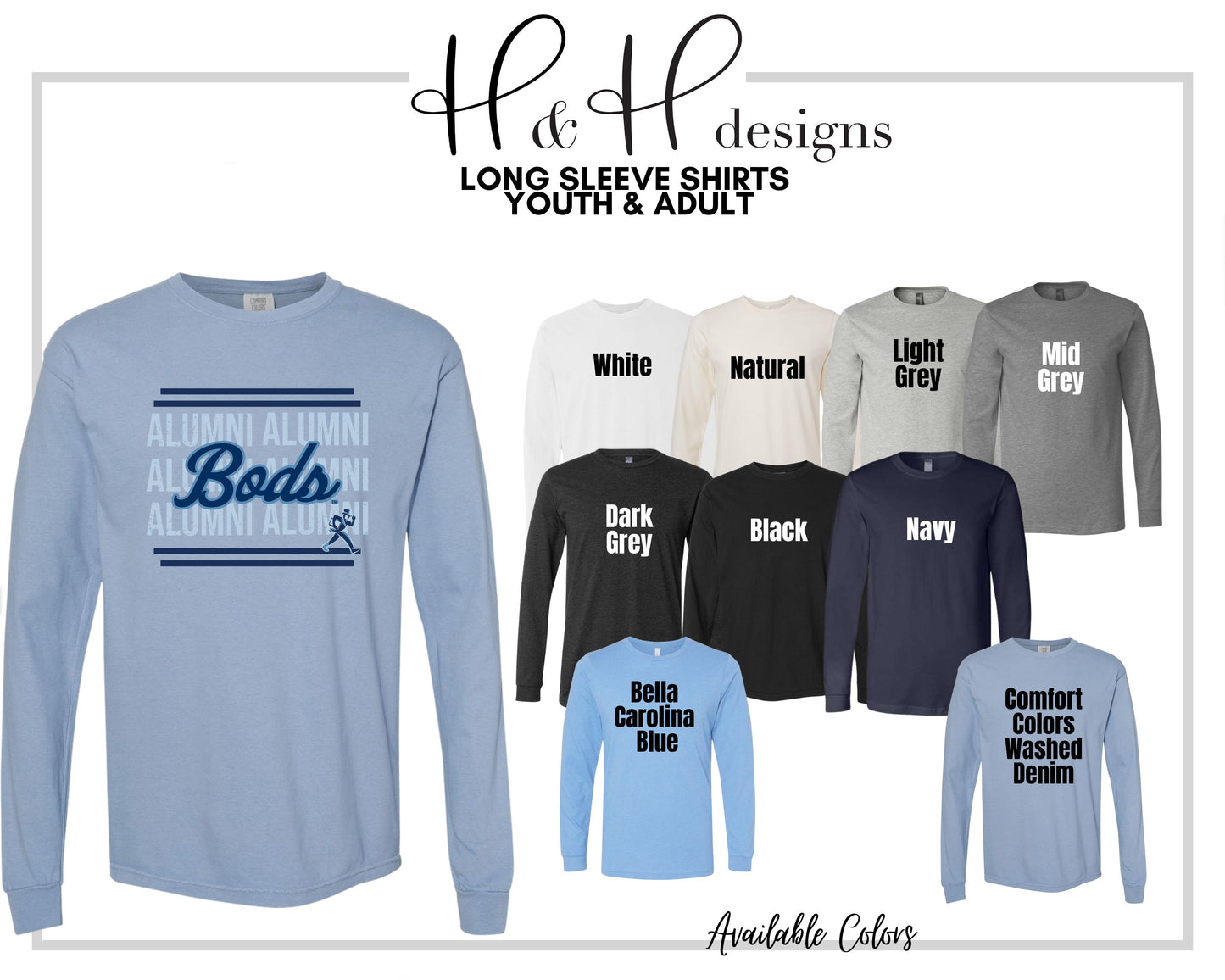 Washburn Alumni Shadow ~ Licensed Apparel ~ HHWU218