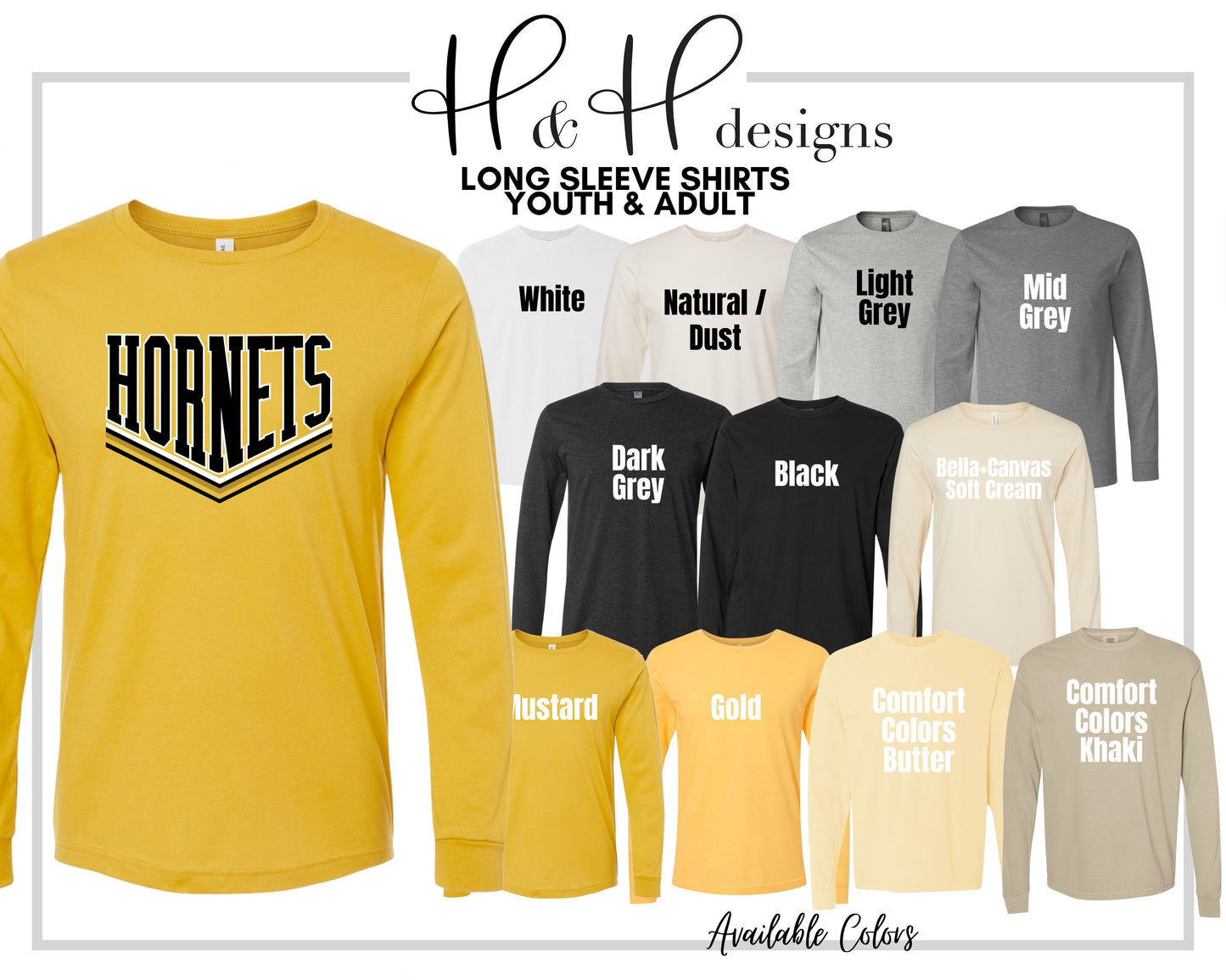 Hornets Double Point ~ Licensed Apparel ~ HHESU107