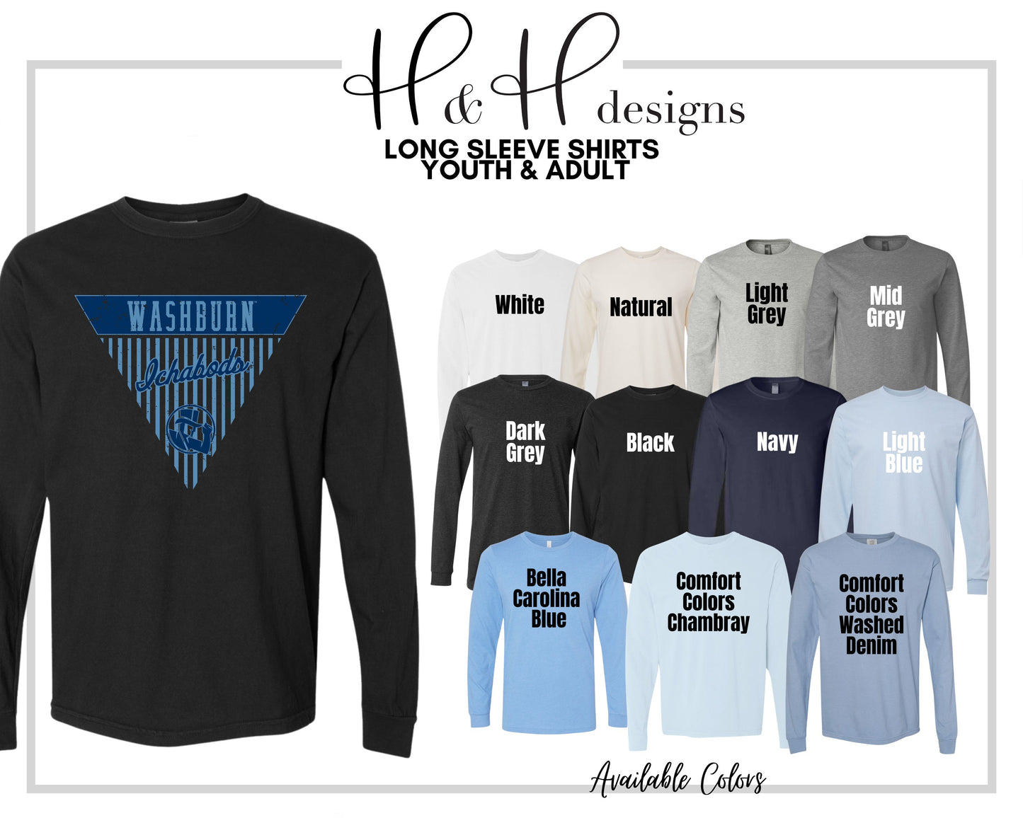 Washburn Striped Pennant ~ Licensed Apparel ~ HHWU219