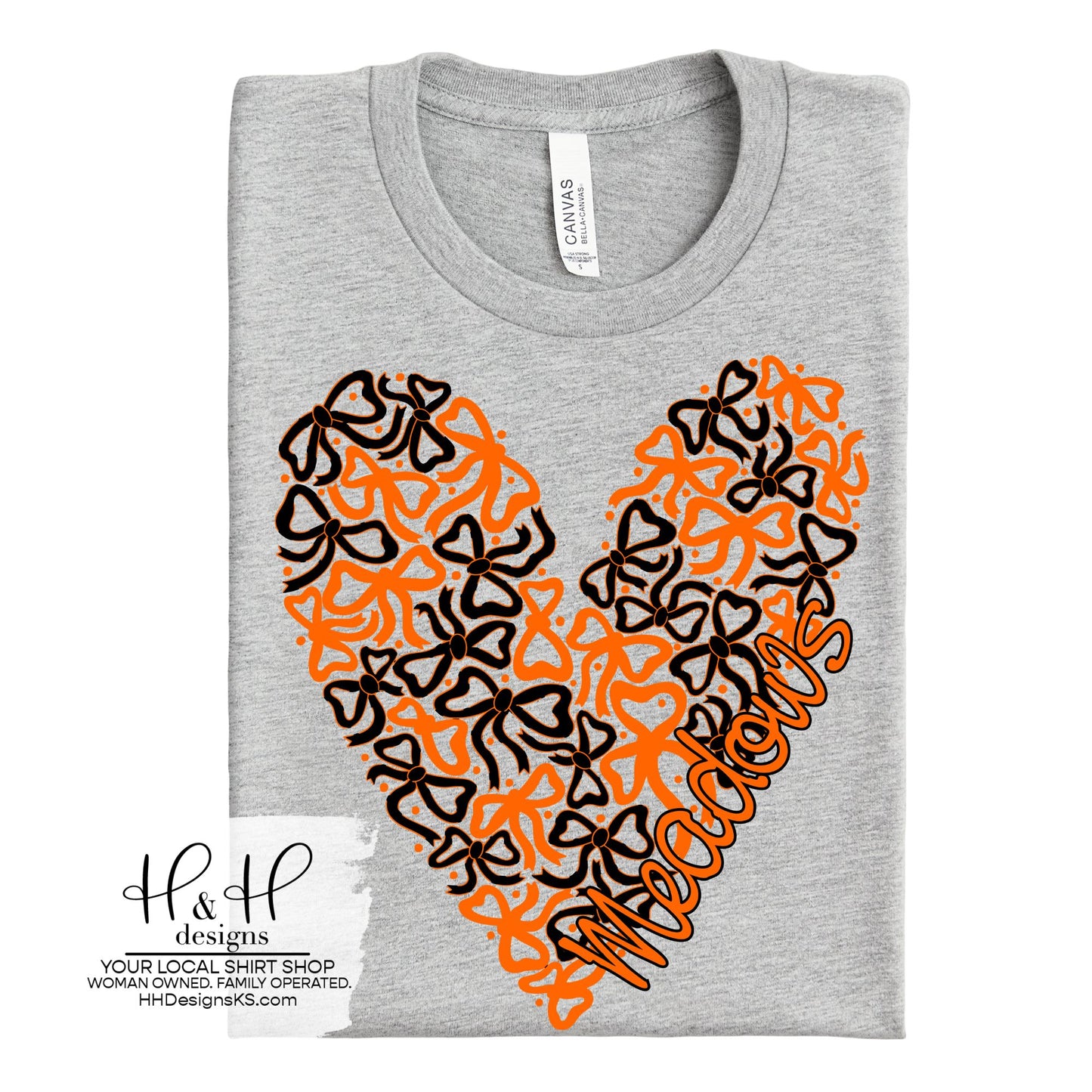 Meadows Bow Heart ~ HH372 ~ Meadows Fundraiser 2026