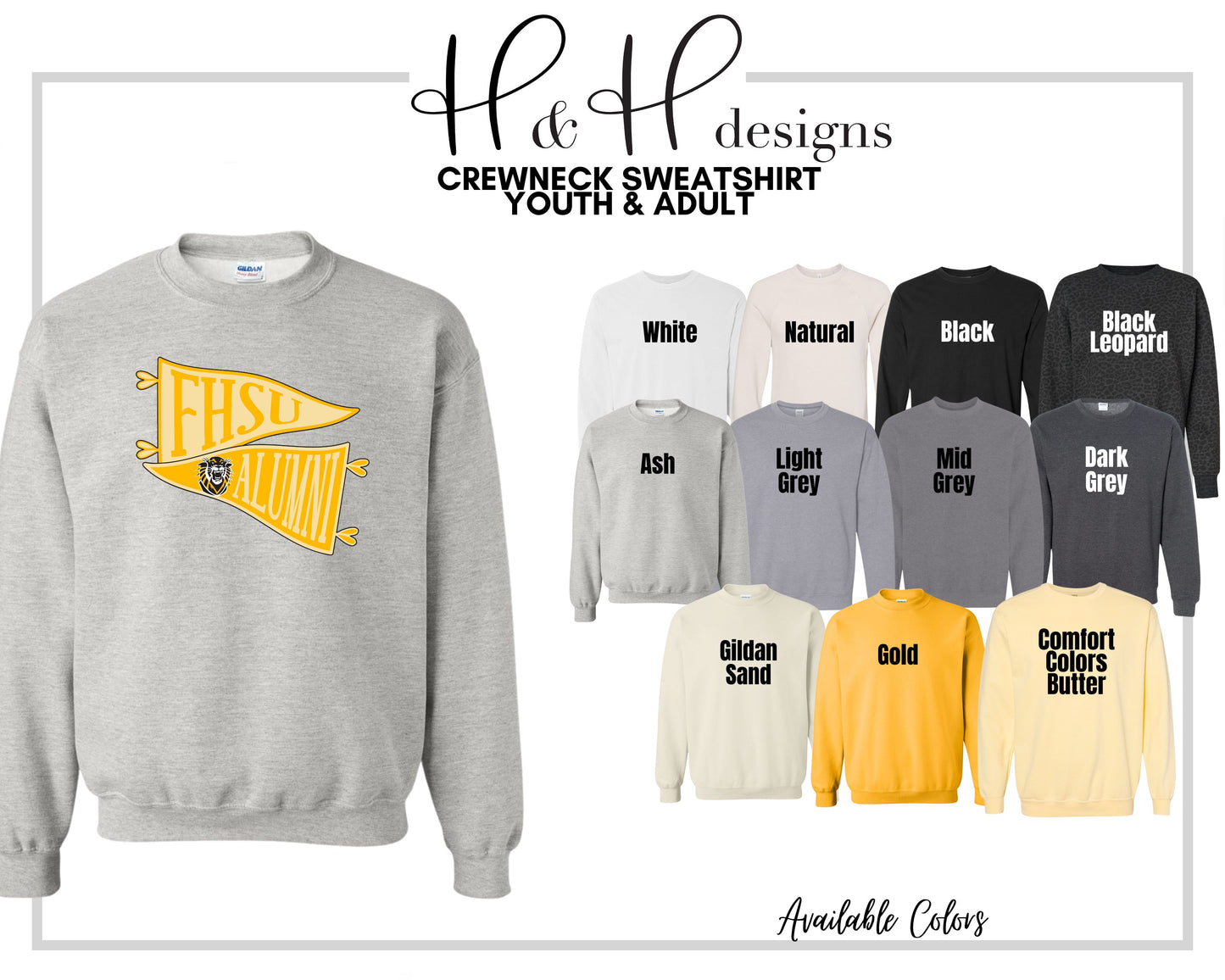 Fort Hays State Alumni Pennants ~ Licensed Apparel ~ HHFHSU126