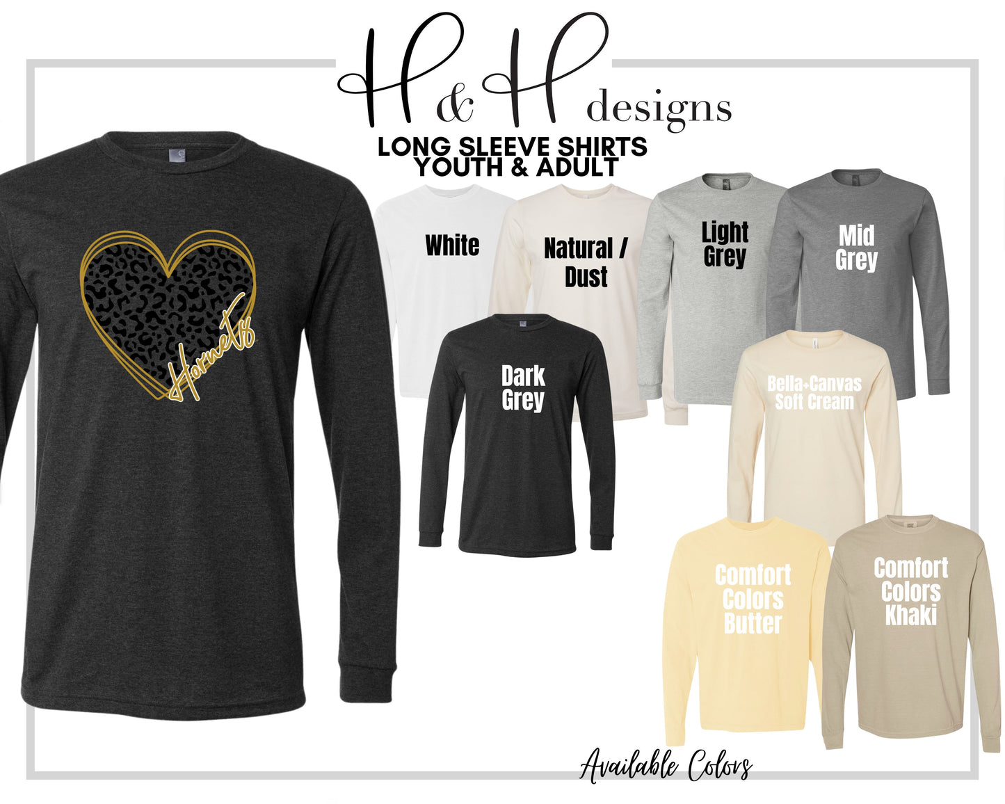 Hornet Hallow Leopard Heart ~ Licensed Apparel ~ HHESU102