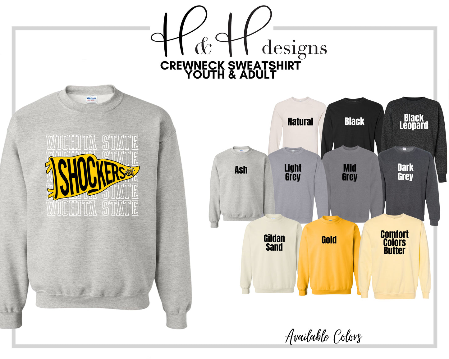 Shockers Pennant Stack  ~ Licensed Apparel ~ HHWSU108