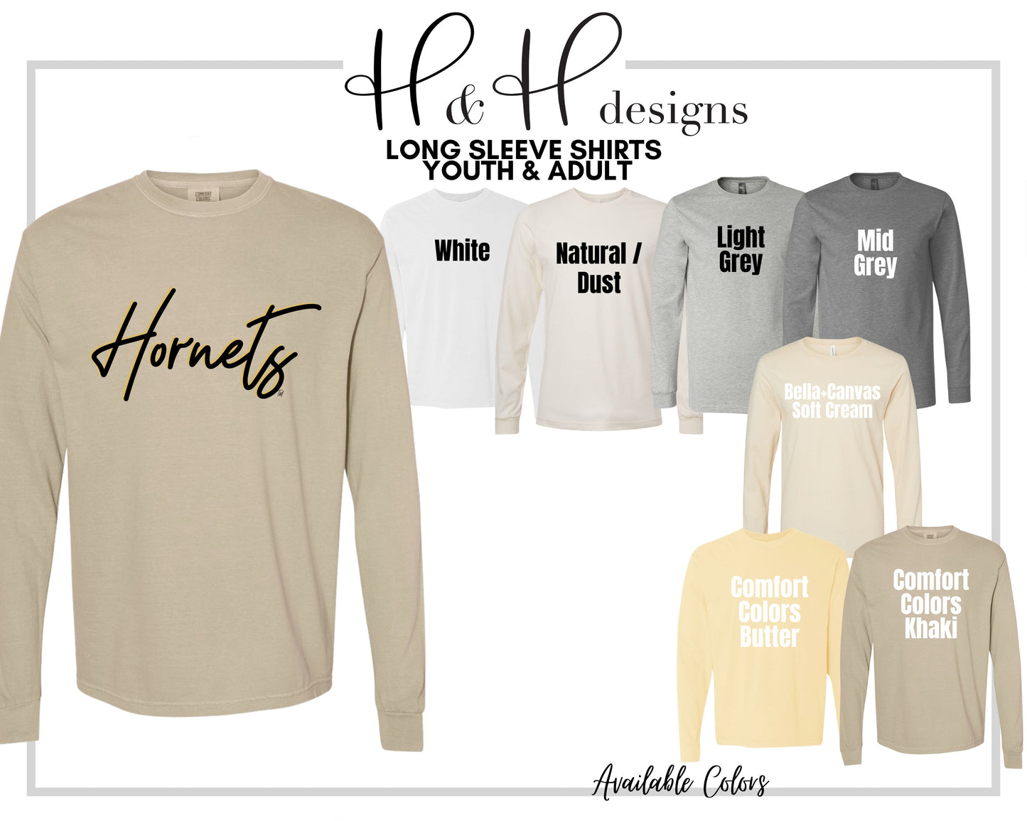 Hornets Script Stack ~ Licensed Apparel ~ HHESU103
