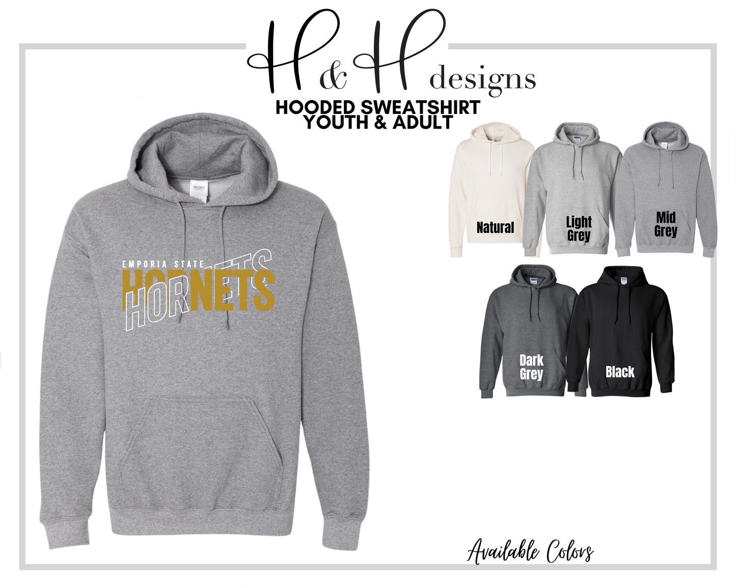 Emporia State Hornets Double Vision ~ HHESU120