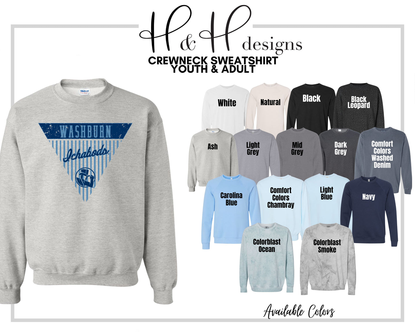 Washburn Striped Pennant ~ Licensed Apparel ~ HHWU219