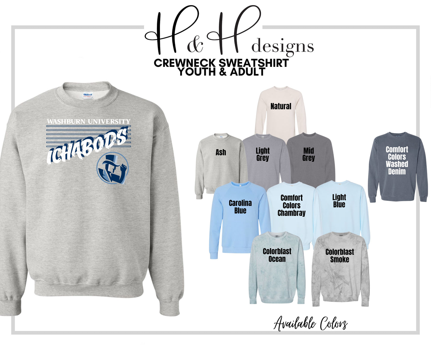 Ichabods Six Rectangles ~ Licensed Apparel ~ HHWU207