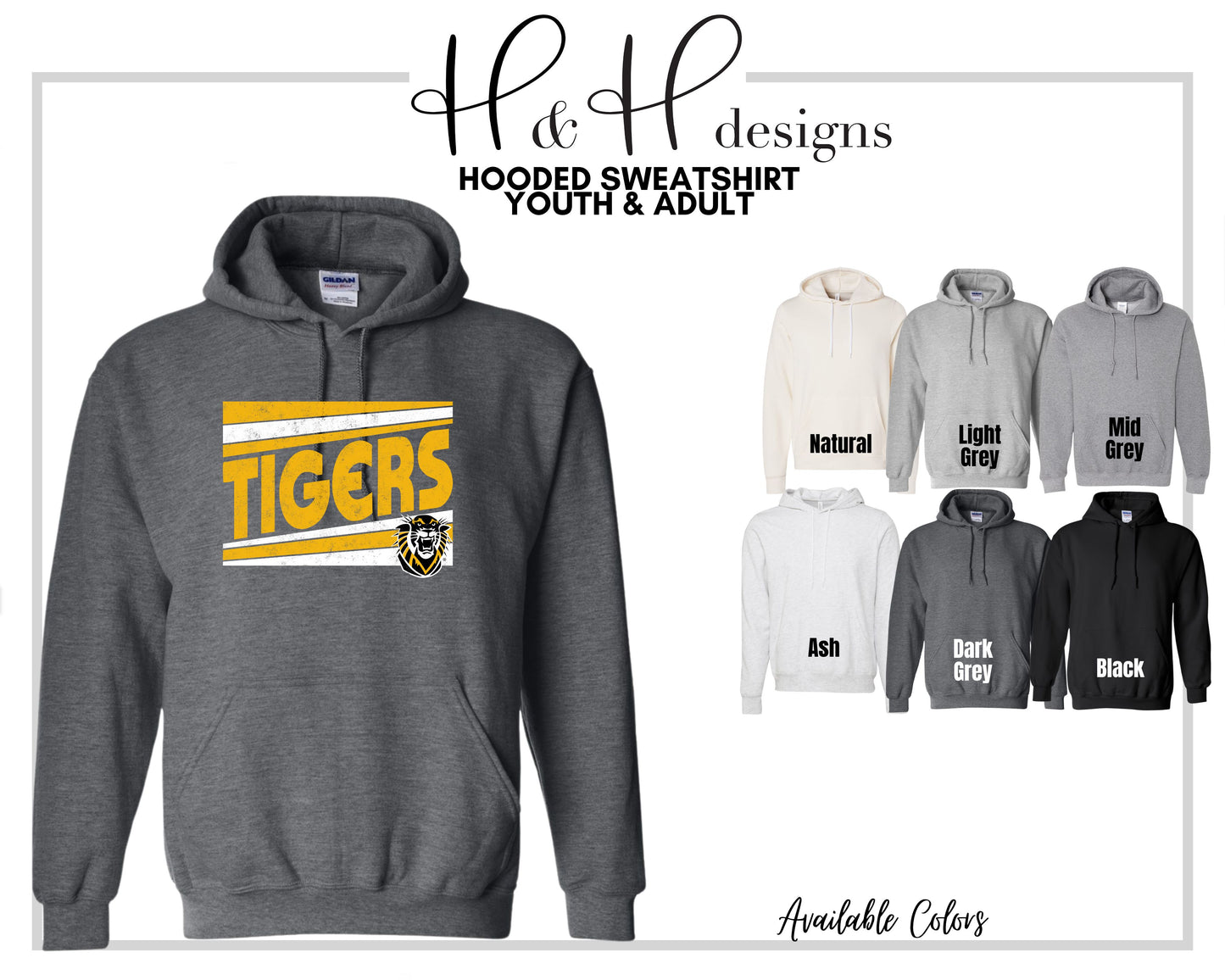 Tigers Triple Triangle ~ Licensed Apparel ~ HHFHSU115
