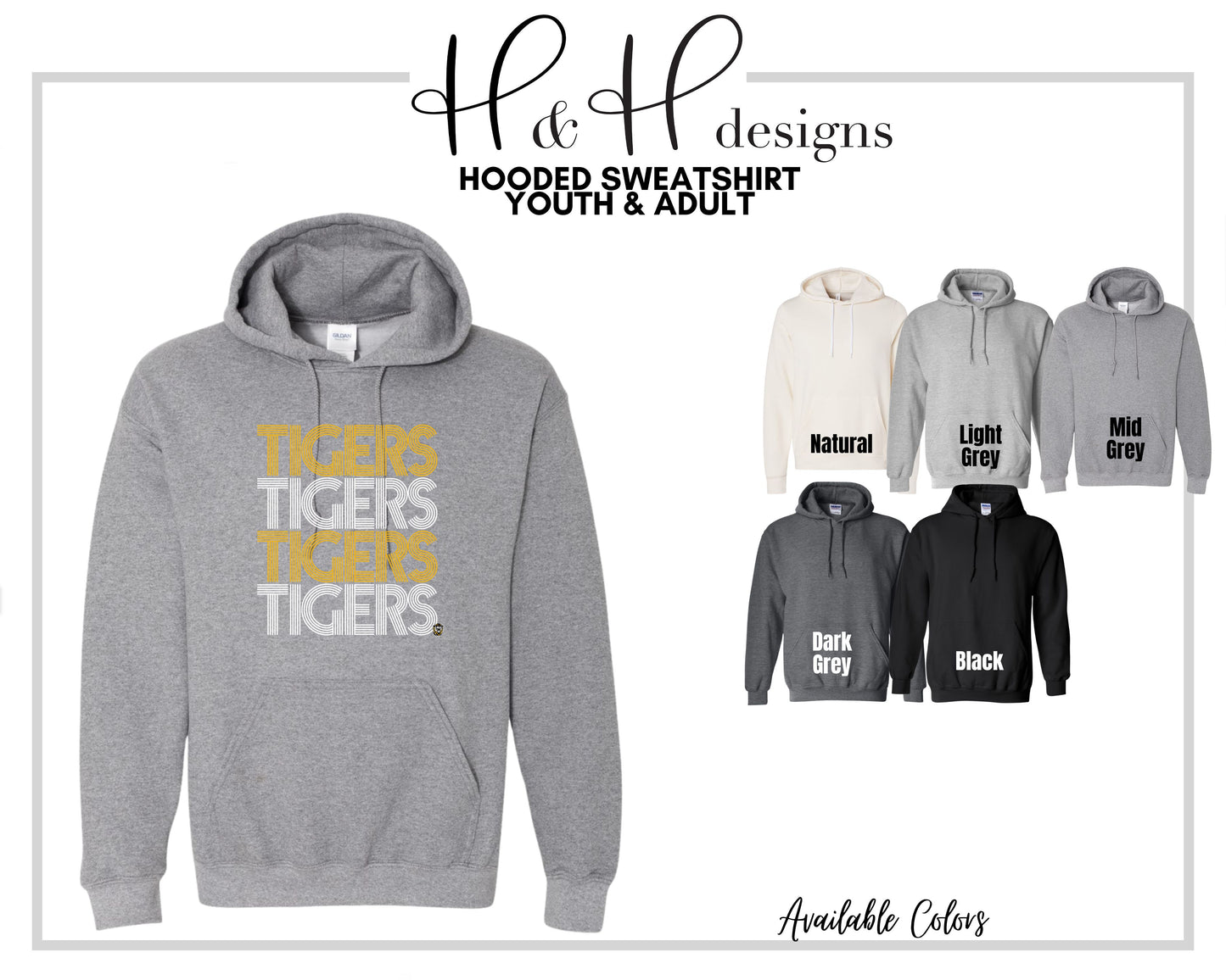 Tigers Prisma Stack  ~ Licensed Apparel ~ HHFHSU110