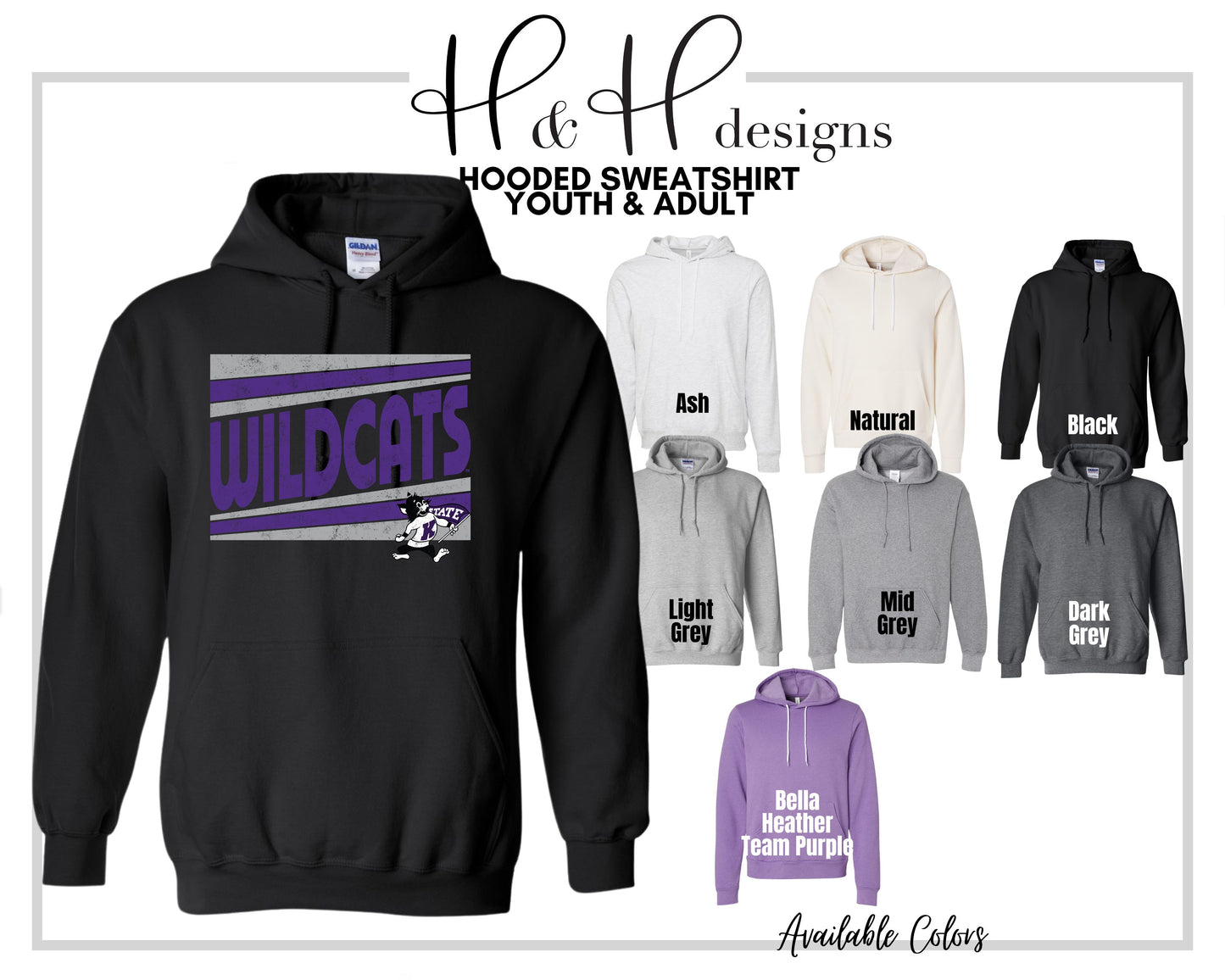 Wildcats Triple Triangle ~ Licensed Apparel ~ HHKSU181