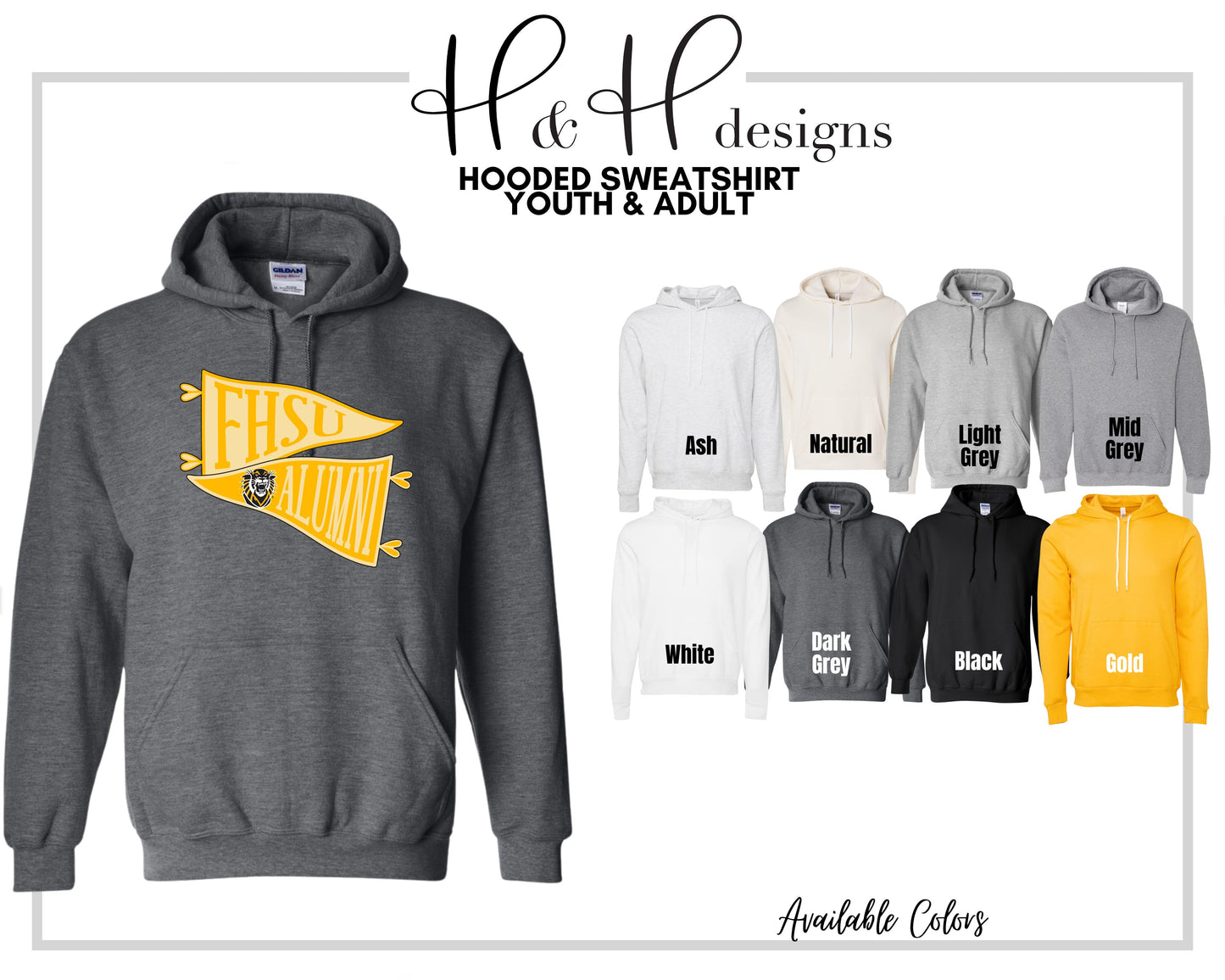 Fort Hays State Alumni Pennants ~ Licensed Apparel ~ HHFHSU126