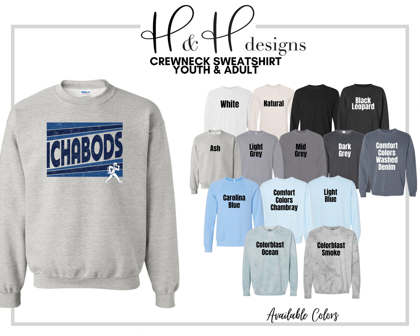 Ichabods Triple Triangle ~ Licensed Apparel ~ HHWU205