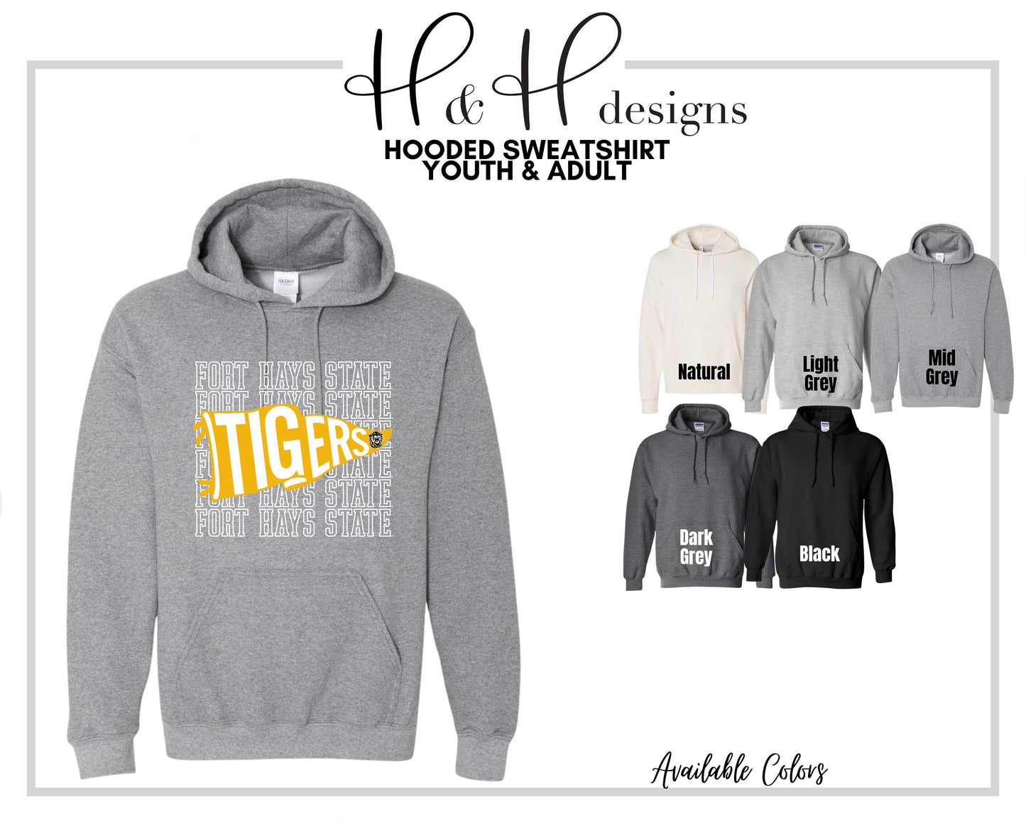 Tigers Pennant Stack  ~ Licensed Apparel ~ HHFHSU108