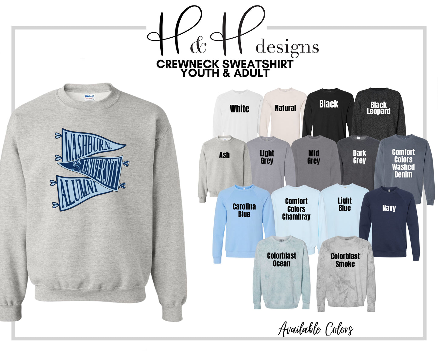 Washburn Alumni Pennants  ~ Licensed Apparel ~ HHWU217