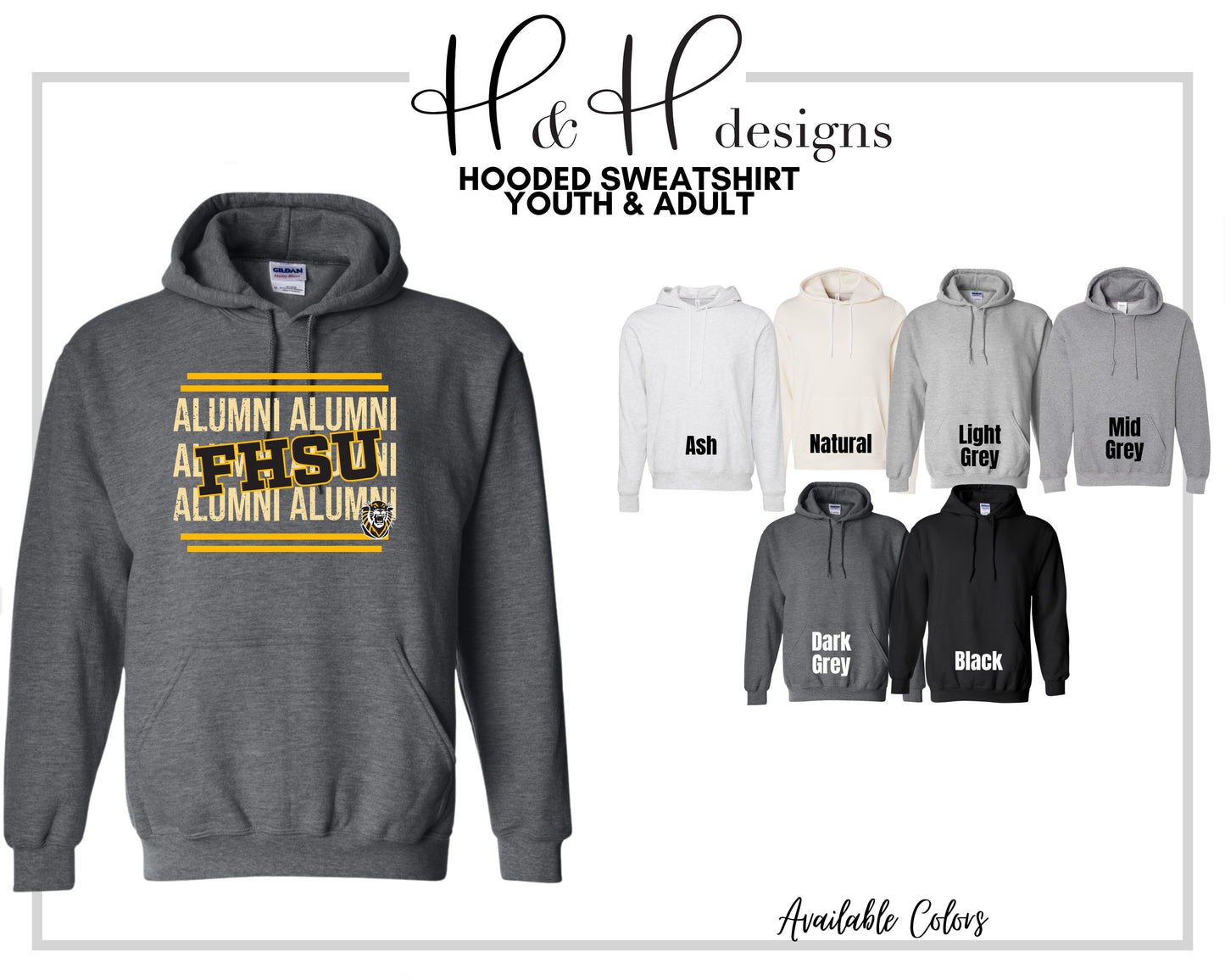 Fort Hays State Alumni ~ Licensed Apparel ~ HHFHSU127