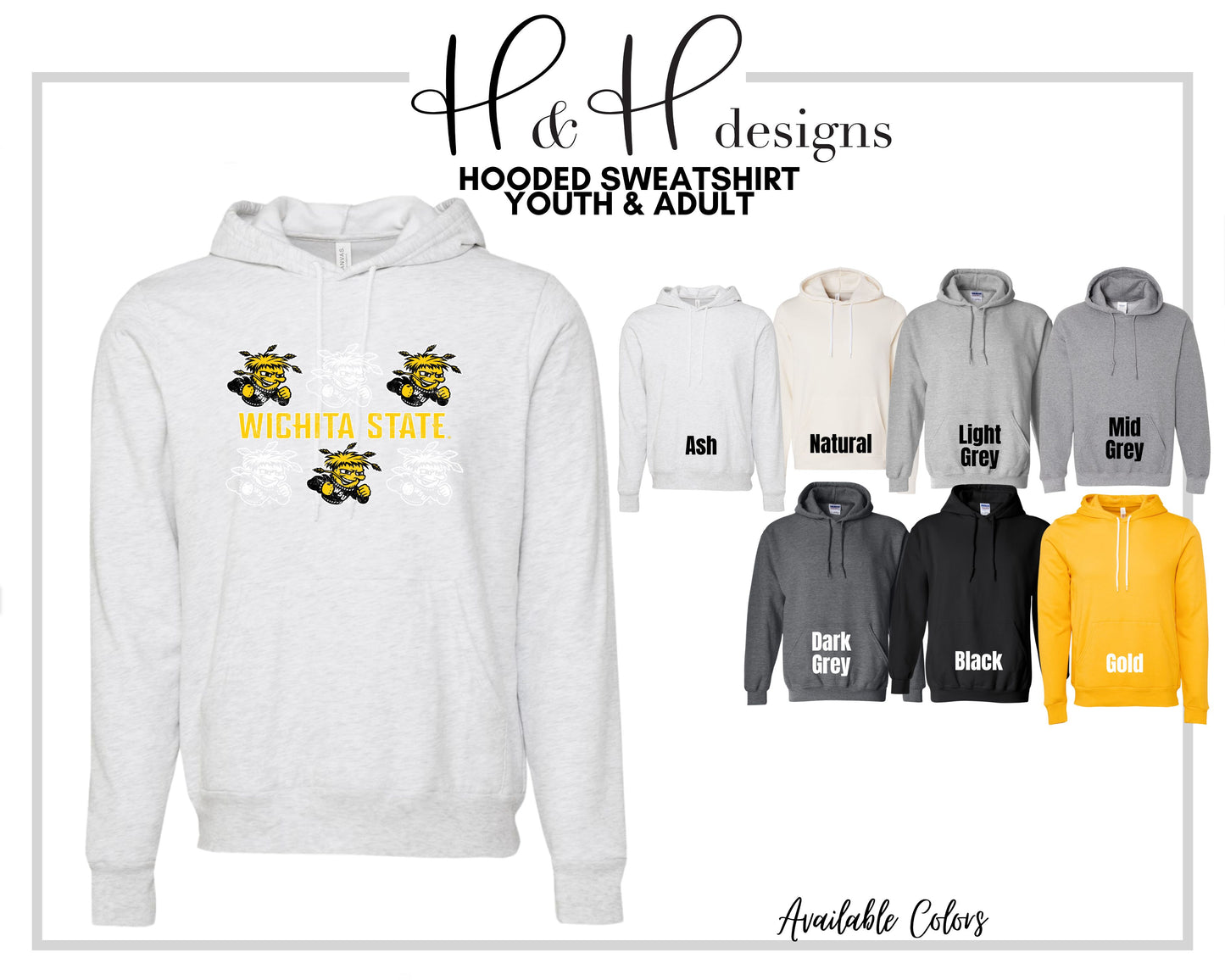Distressed Shockers ~ Licensed Apparel ~ HHWSU111