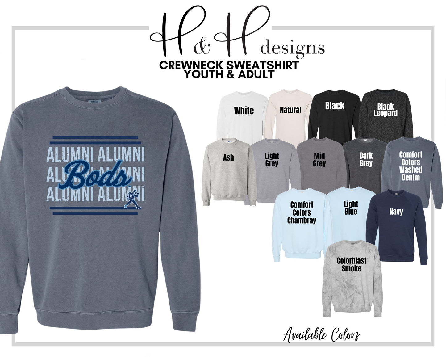Washburn Alumni Shadow ~ Licensed Apparel ~ HHWU218