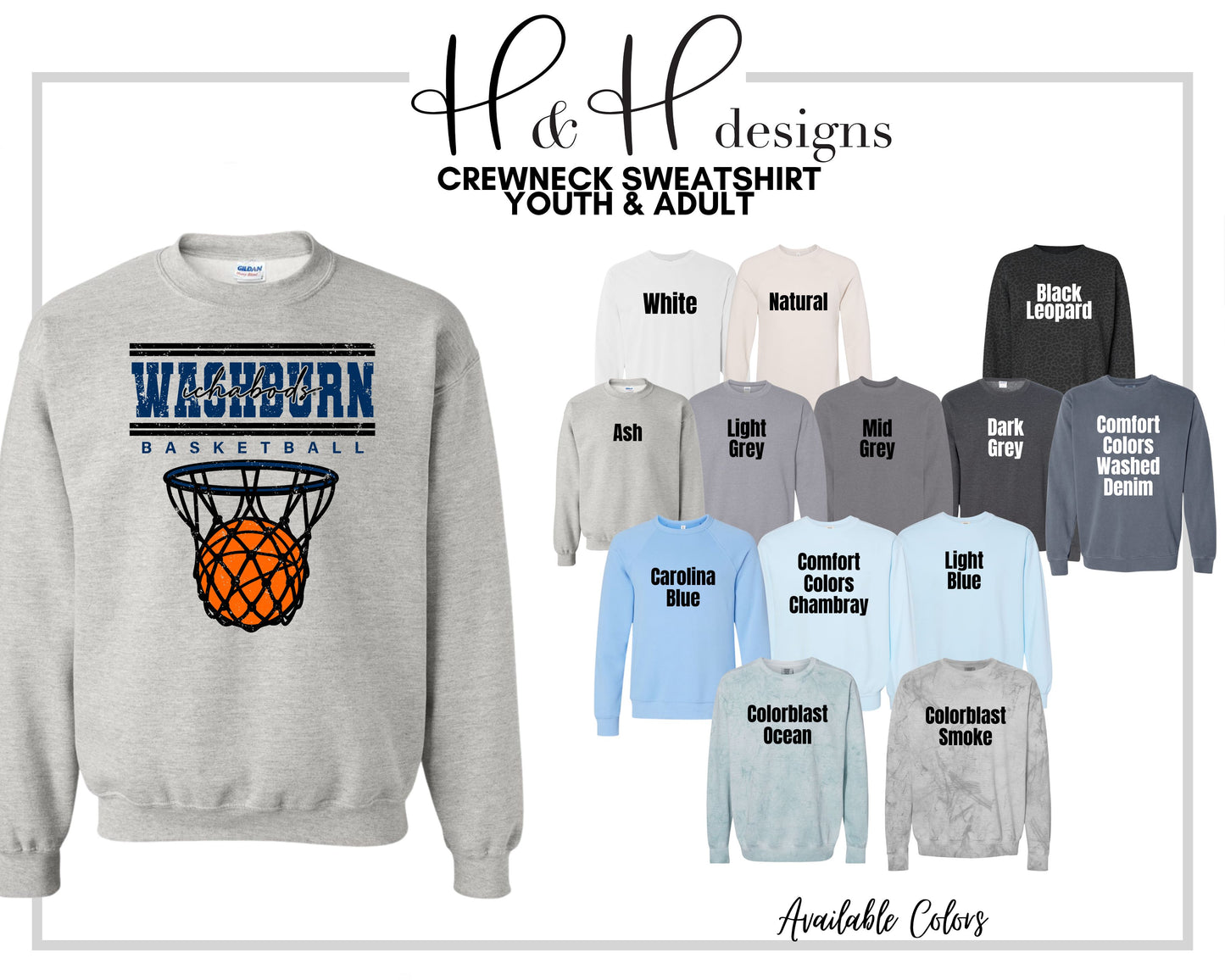 Washburn Ichabods Double Lined Basketball ~ Licensed Apparel ~ HHWU230