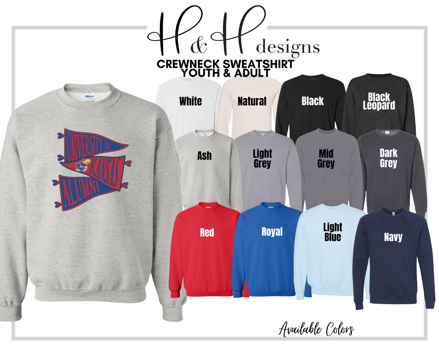 Kansas Alumni Pennants  ~ Licensed Apparel ~ HHKU168