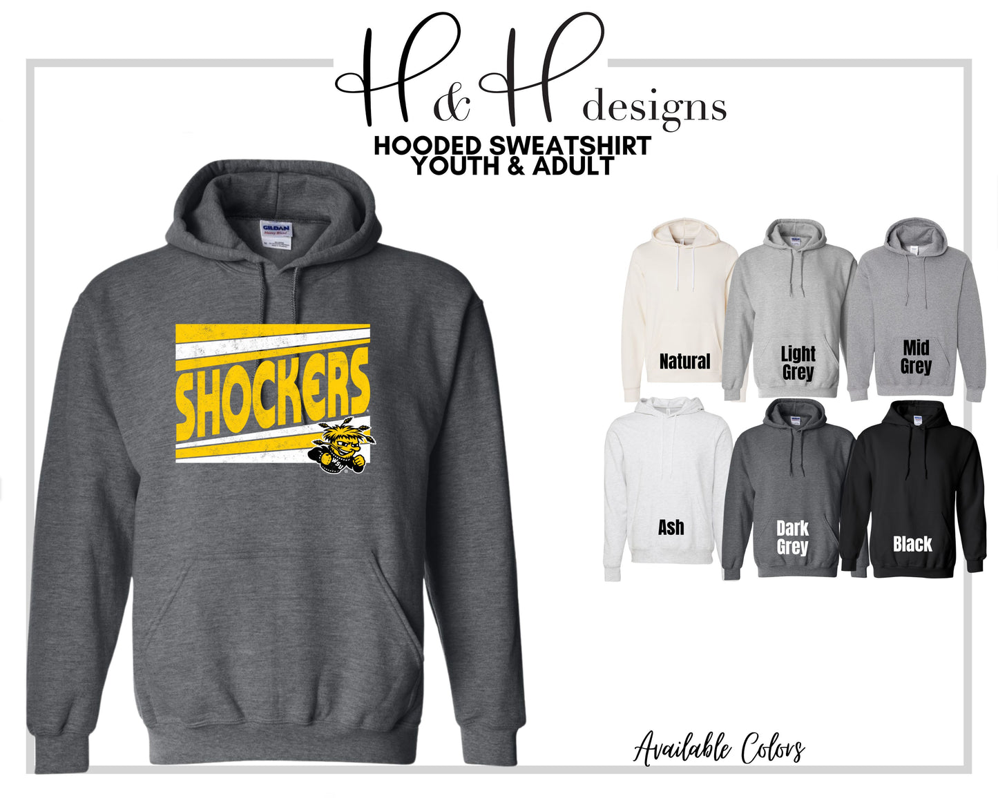 Shockers Triple Triangle ~ Licensed Apparel ~ HHWSU115