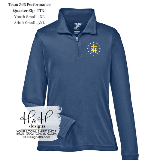 MPHM Star Crest ~ Performance Quarter Zip