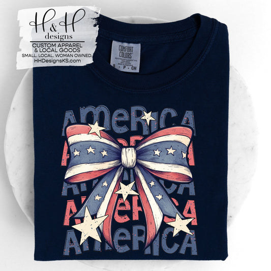 American Muted Coquette Bow