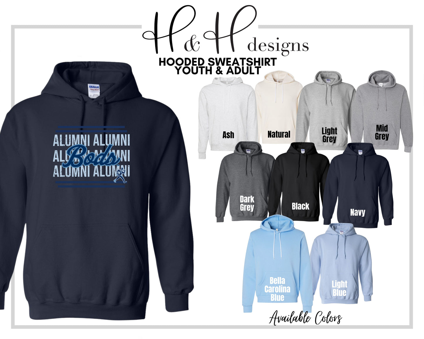 Washburn Alumni Shadow ~ Licensed Apparel ~ HHWU218