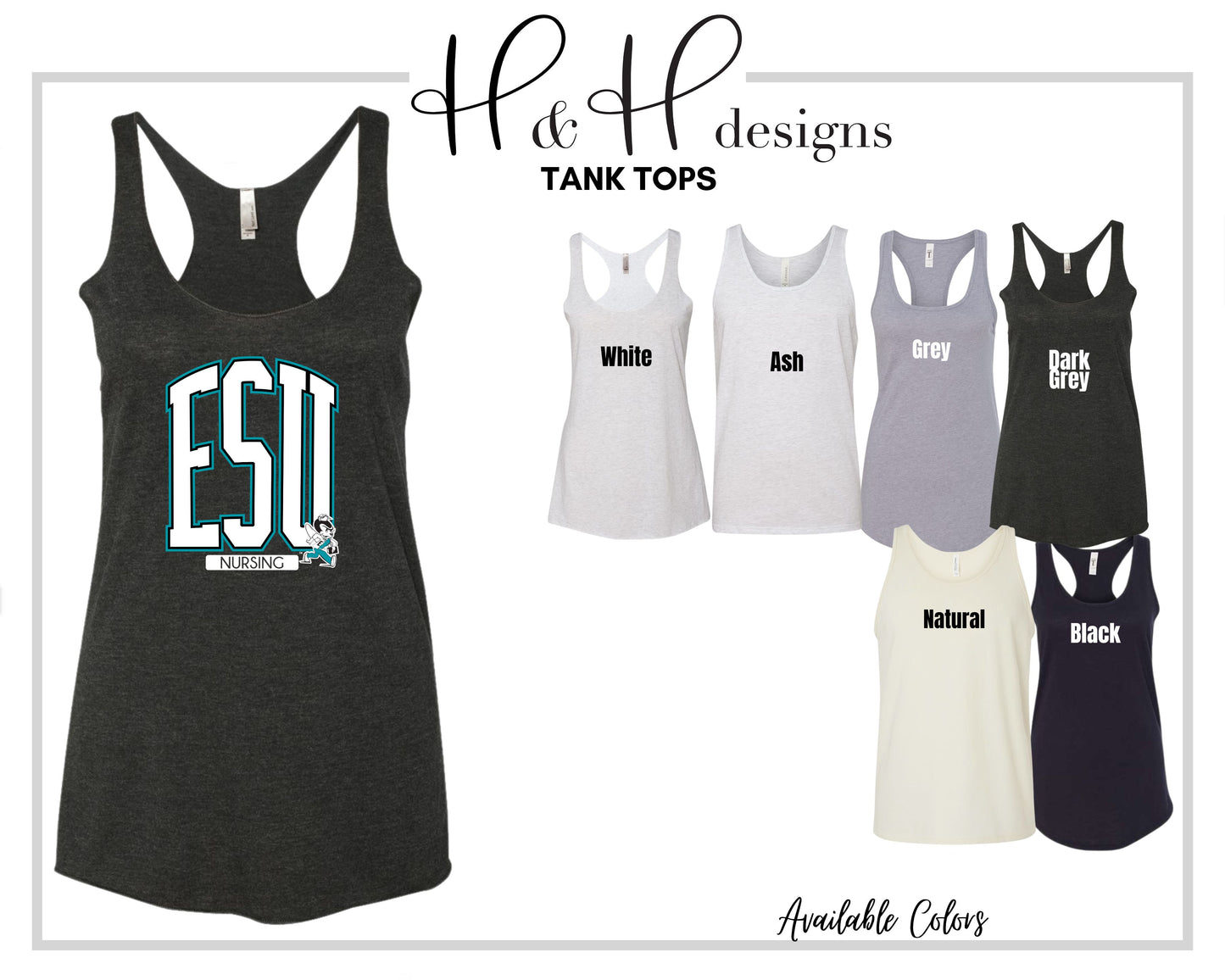 ESU Nursing Arch ~ Licensed Apparel ~ HHESU124
