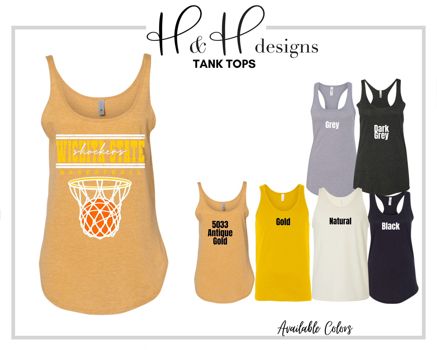 Wichita State Shockers Double Lined Basketball ~ Licensed Apparel ~ HHWSU132