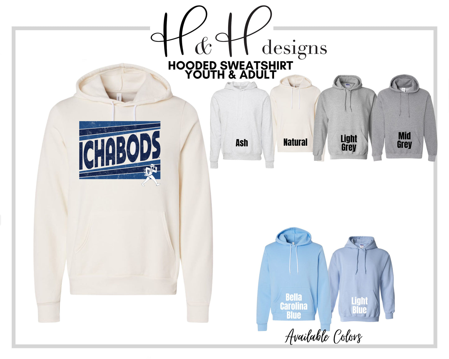 Ichabods Triple Triangle ~ Licensed Apparel ~ HHWU205