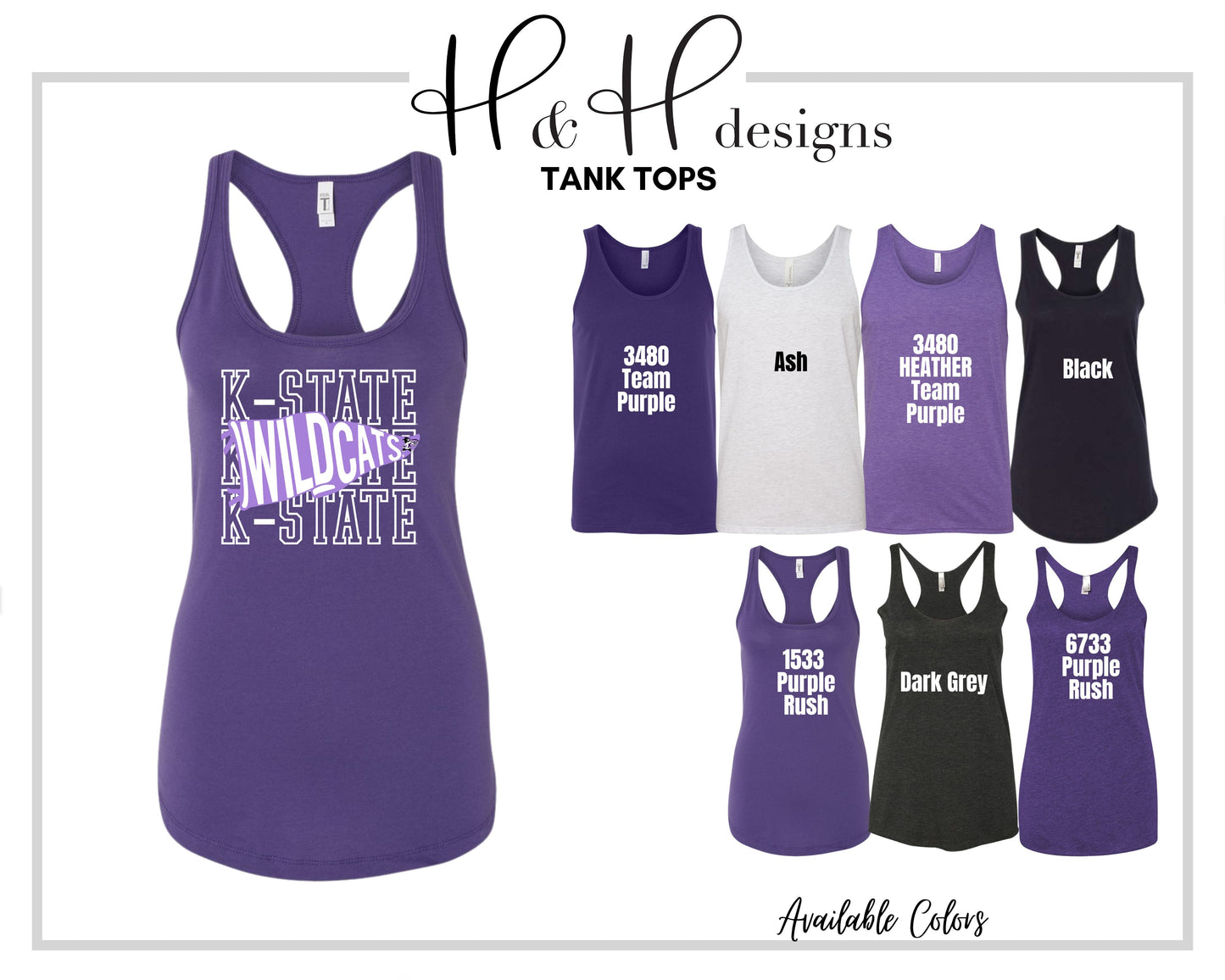 K-State Pennant Stack ~ HHKSU174