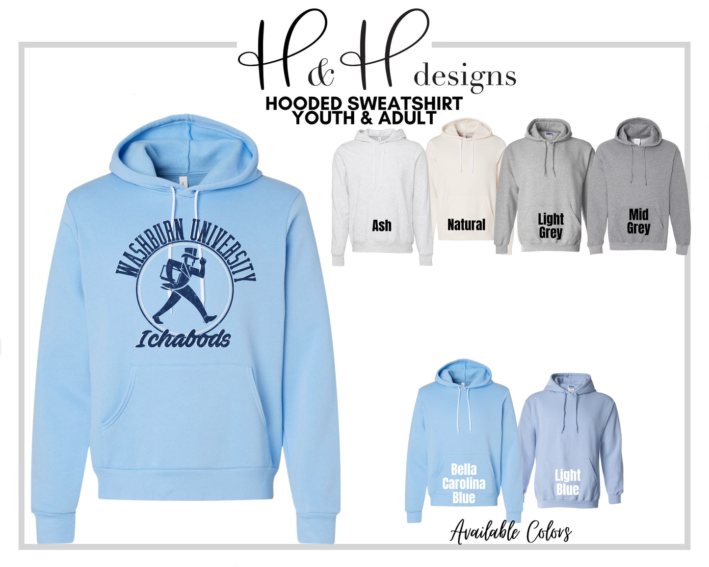 Washburn University Distressed Round ~ Licensed Apparel ~ HHWU199