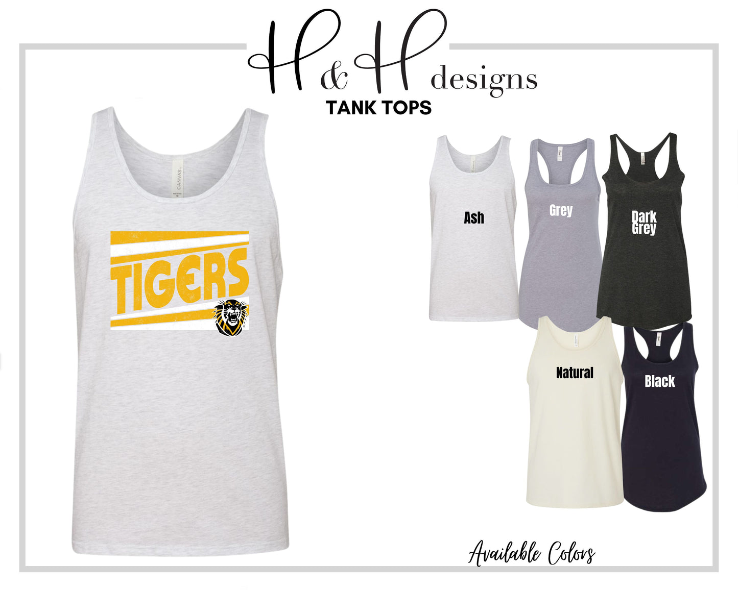 Tigers Triple Triangle ~ Licensed Apparel ~ HHFHSU115