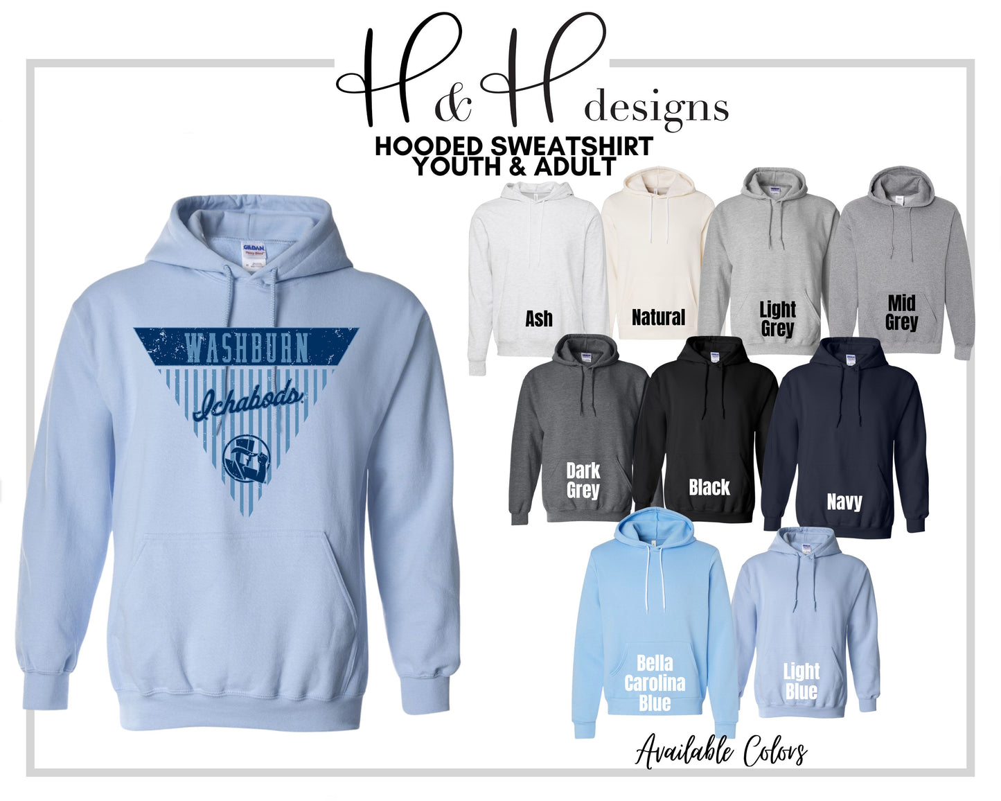 Washburn Striped Pennant ~ Licensed Apparel ~ HHWU219