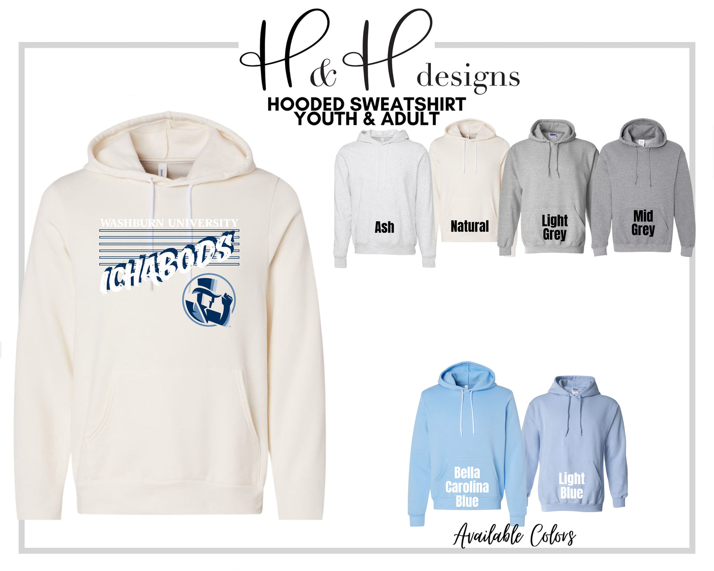 Ichabods Six Rectangles ~ Licensed Apparel ~ HHWU207