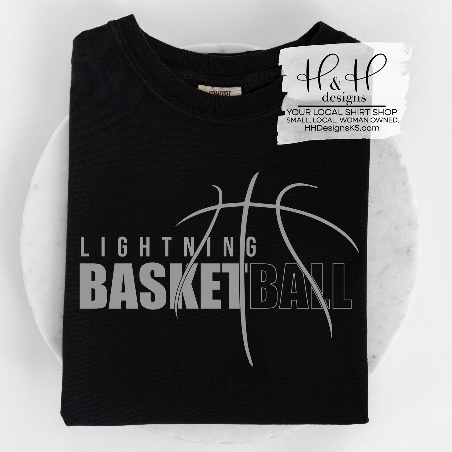 Lightning Basketball Hallow ~ Grey Print ~ Lightning Basketball