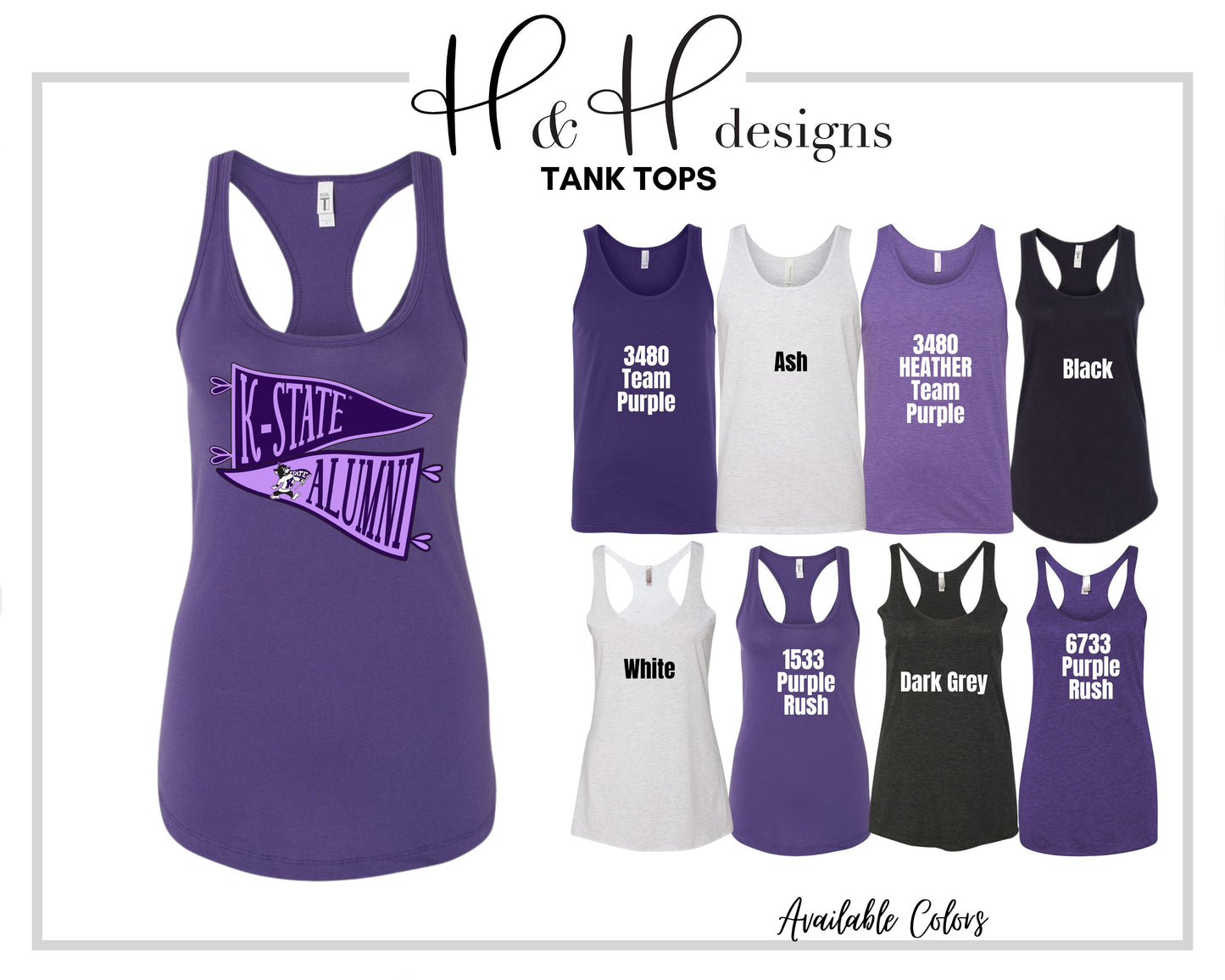 K-State Alumni Pennants ~ Licensed Apparel ~ HHKSU194