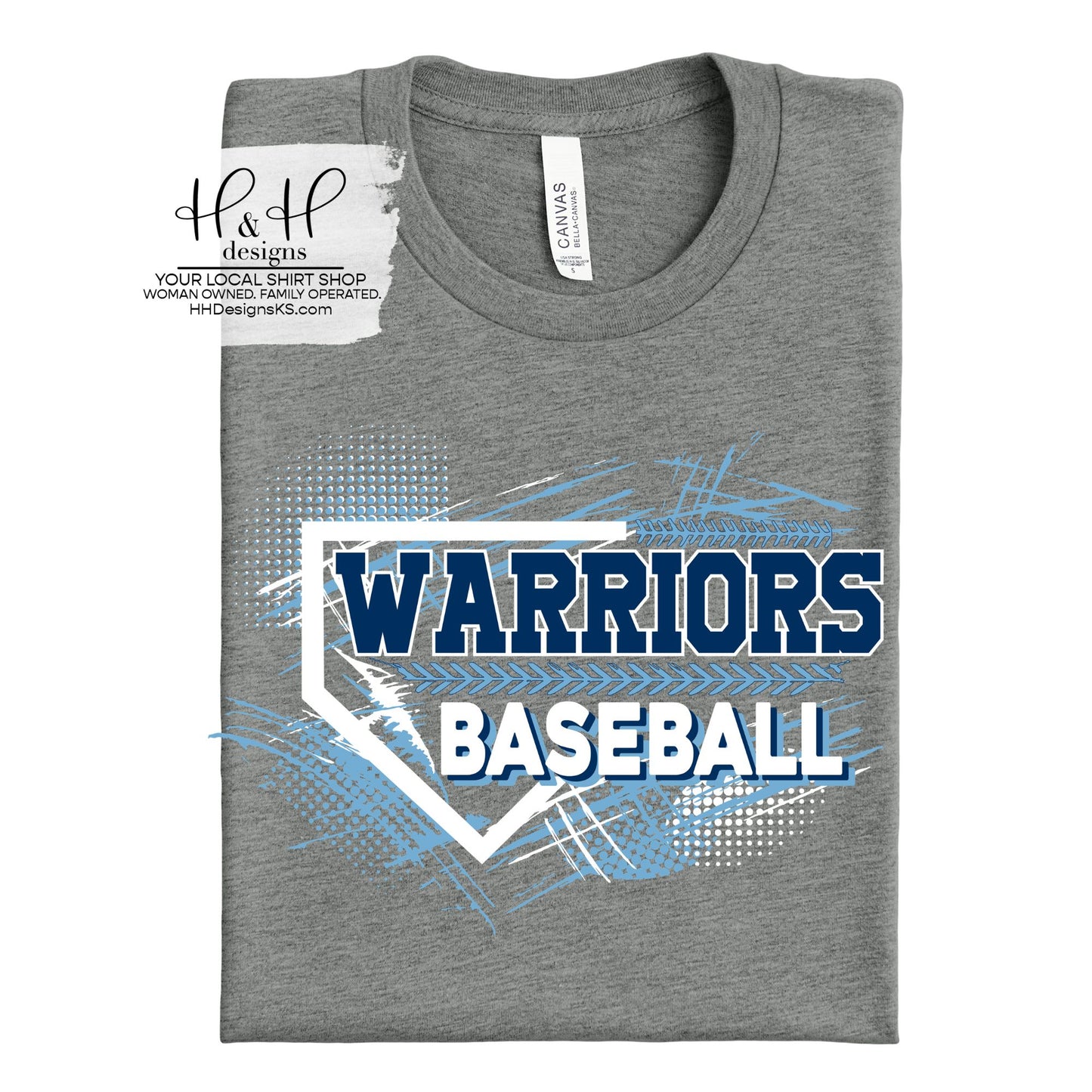 Warriors Baseball Home Plate ~ HH306