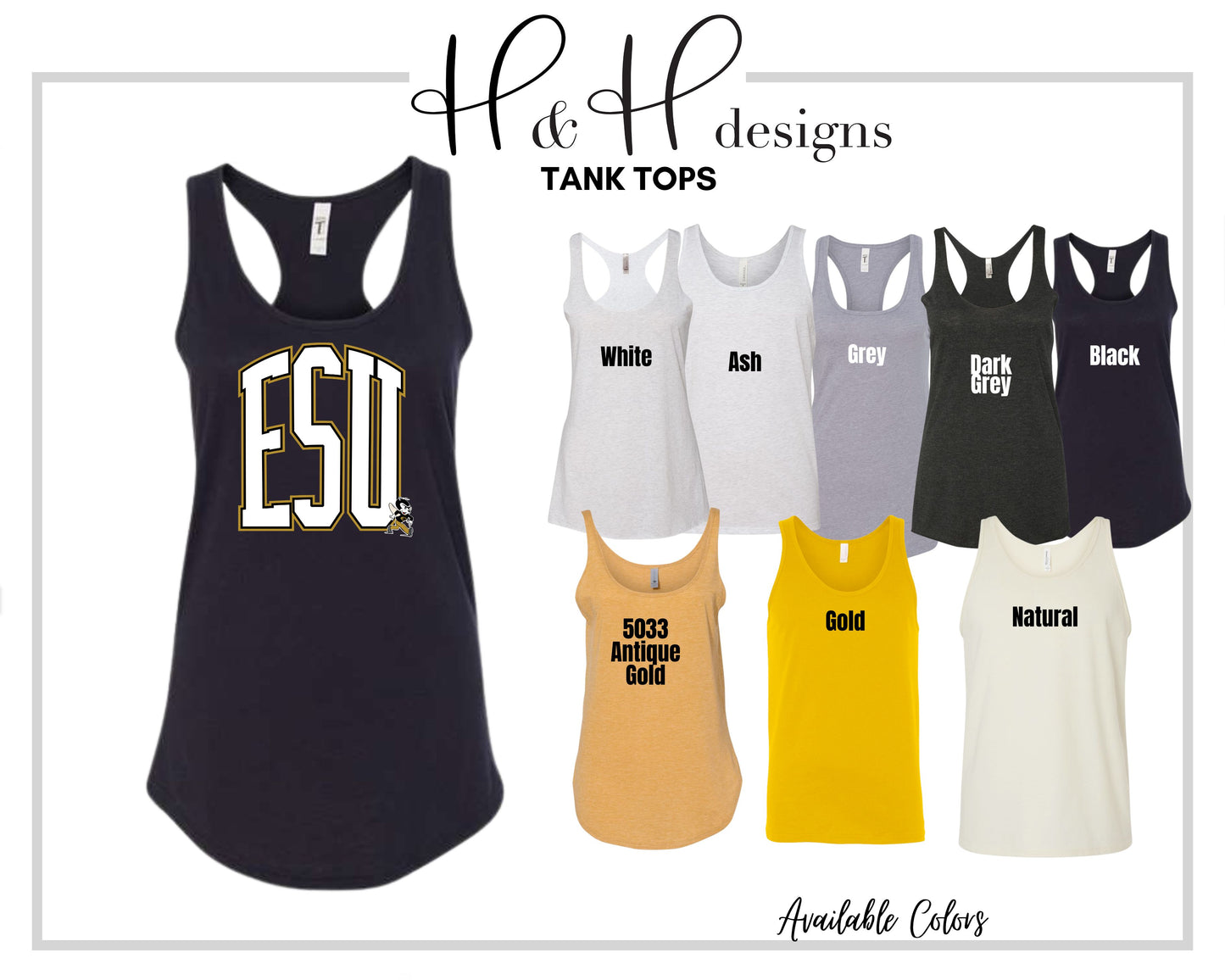 ESU Arch ~ Licensed Apparel ~ HHESU114