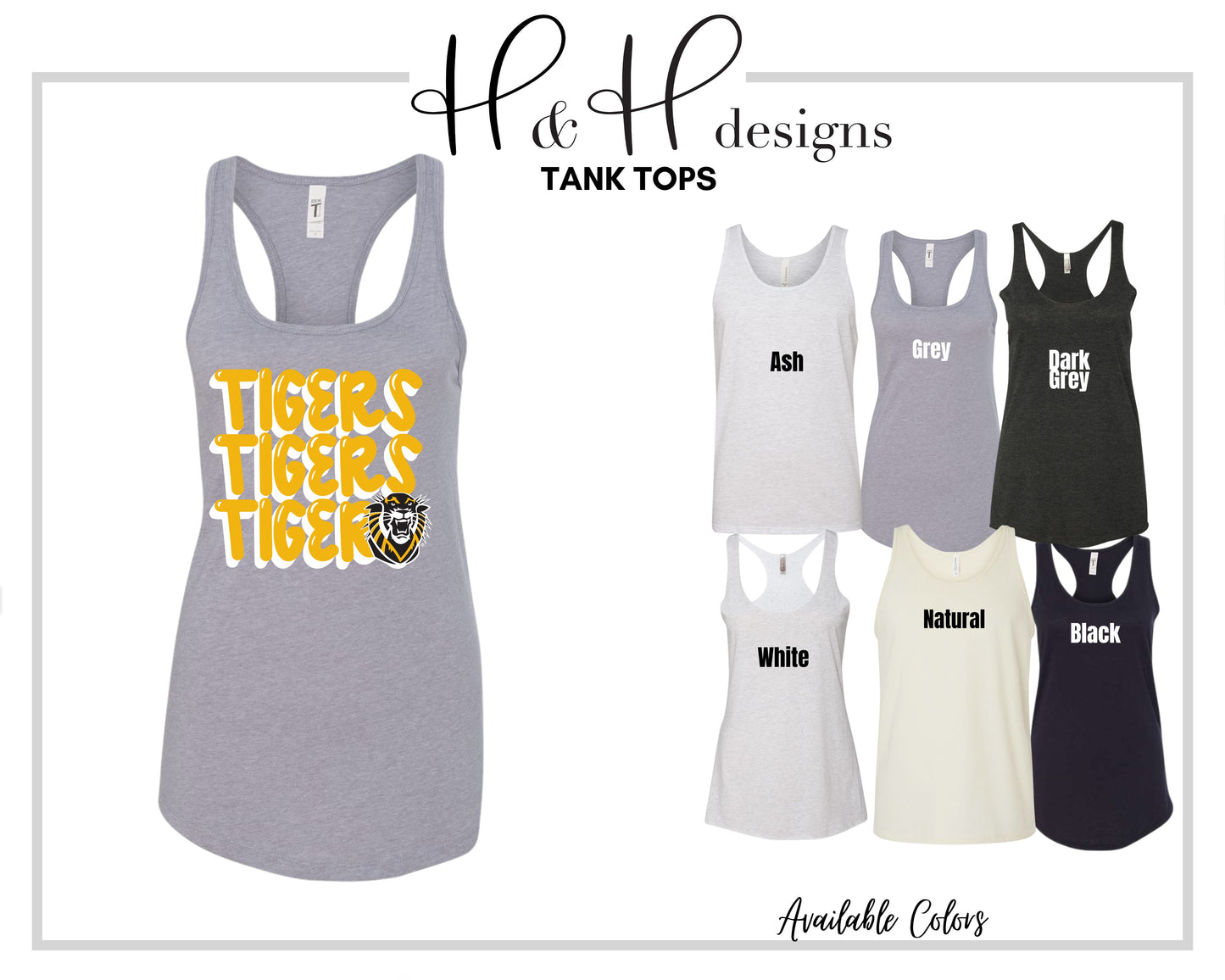 Tigers Doodle Stack ~ Licensed Apparel ~ HHFHSU106