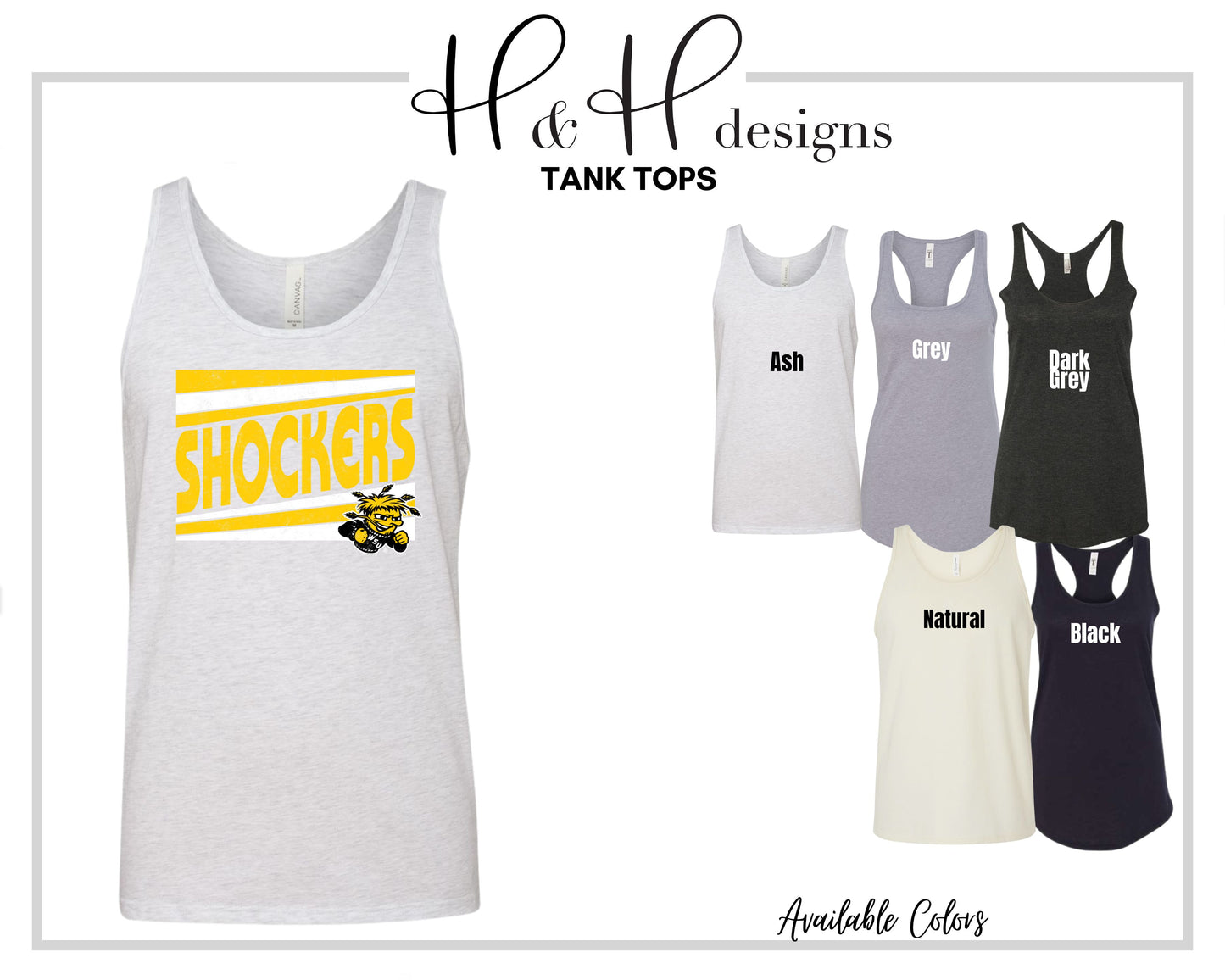 Shockers Triple Triangle ~ Licensed Apparel ~ HHWSU115