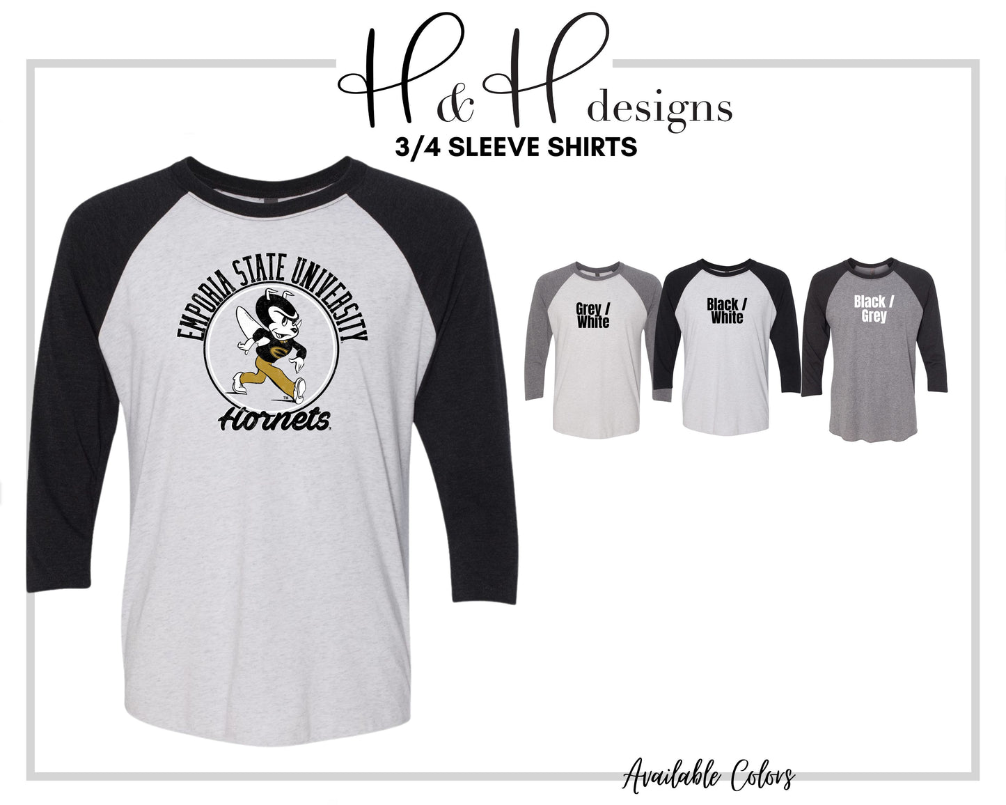 Emporia State Distressed Round ~ HHESU119