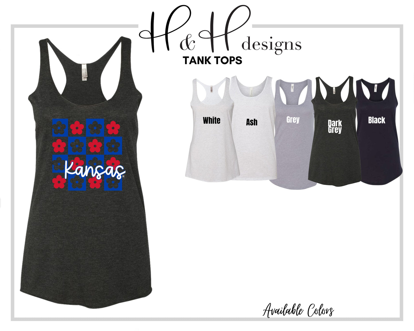 Kansas Daisy Block~ Licensed Apparel ~ HHKU108