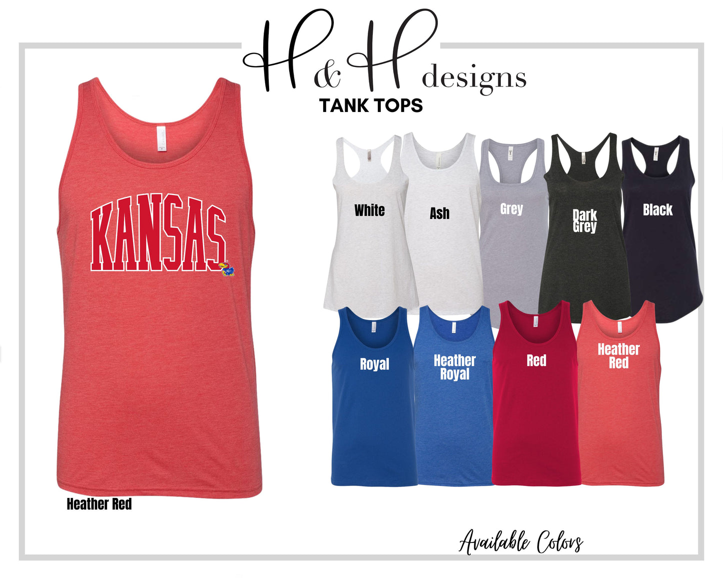 Kansas Arch - Red  ~ Licensed Apparel ~ HHKU121