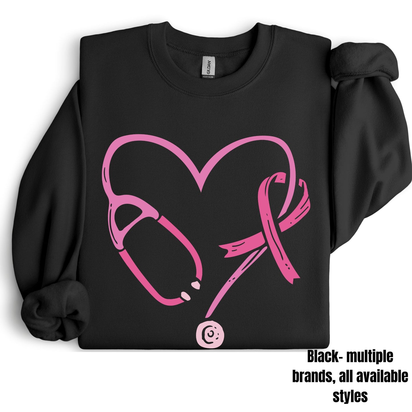 Healthcare Heart on Black ~ St. Francis Race Against Breast Cancer Fundraiser