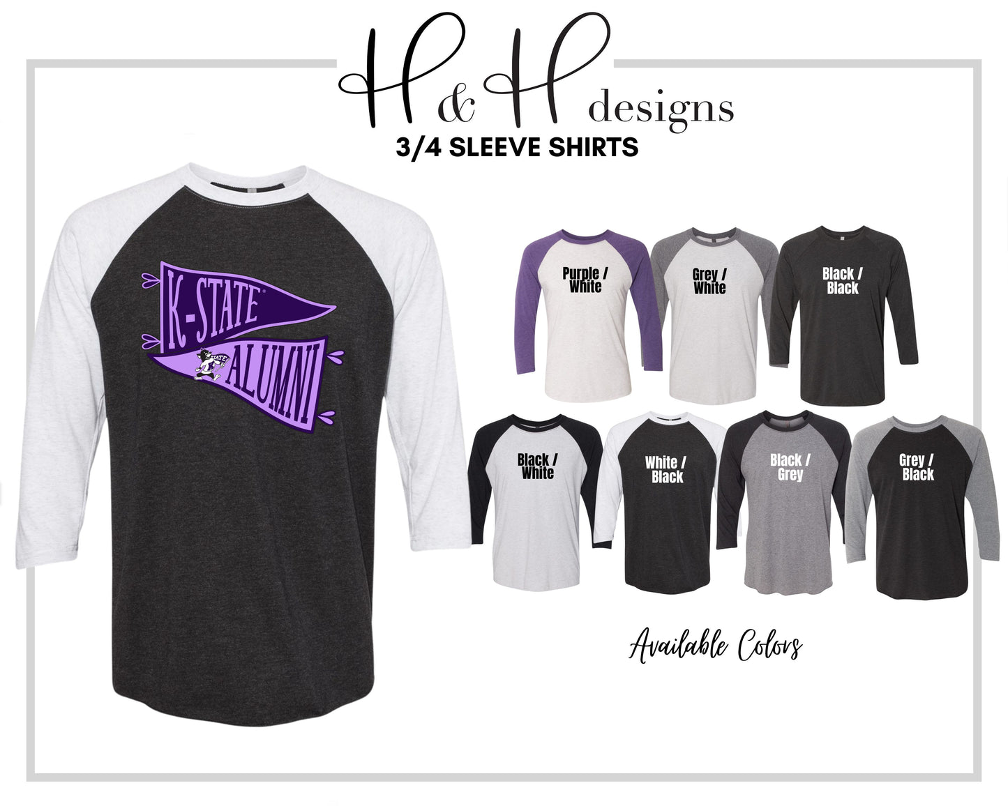 K-State Alumni Pennants ~ Licensed Apparel ~ HHKSU194