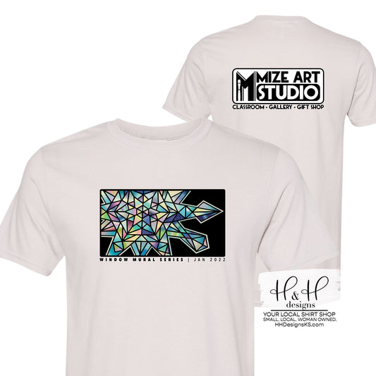 Snowflake Window Mural ~ Mize Art Studio