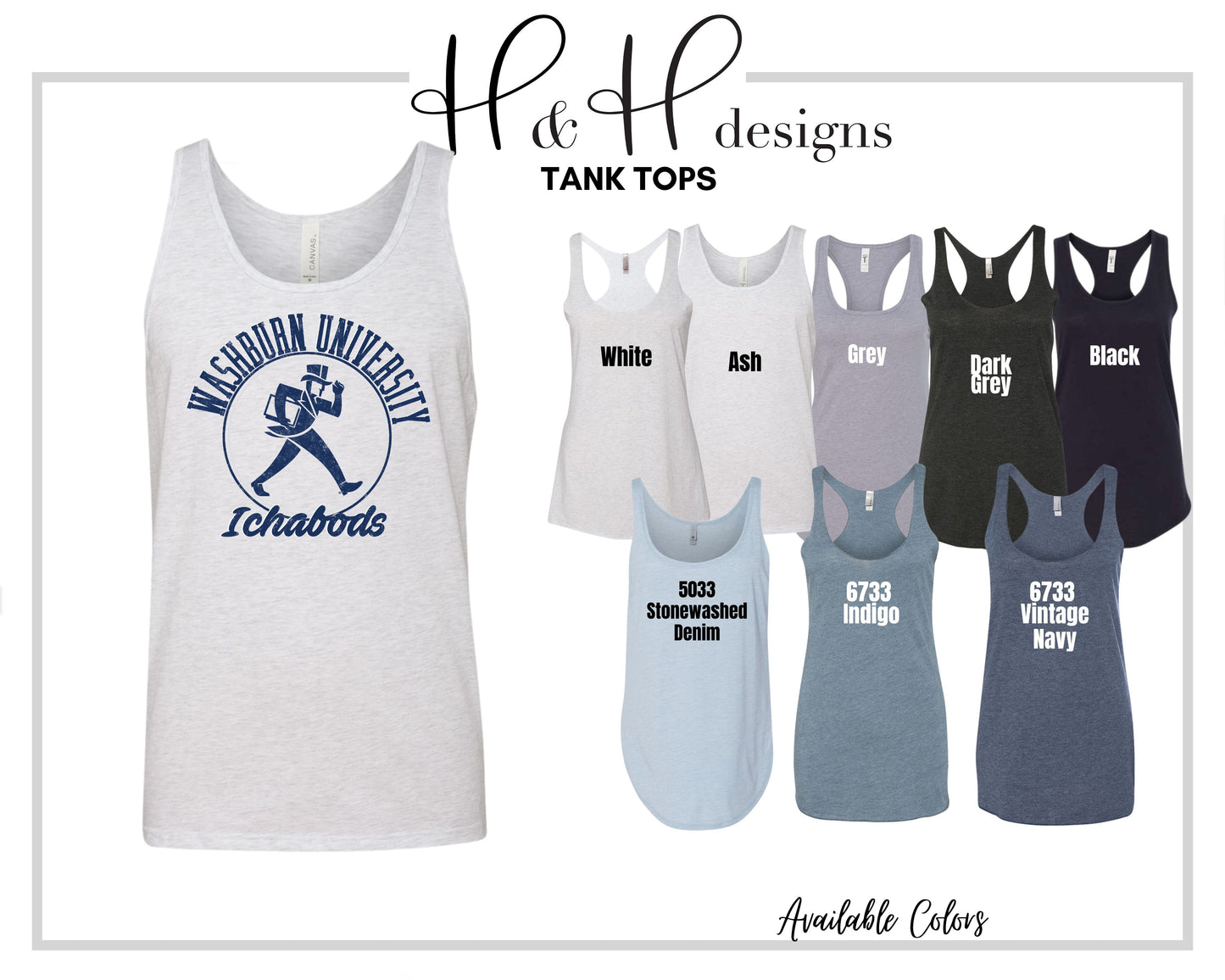 Washburn University Distressed Round ~ Licensed Apparel ~ HHWU199