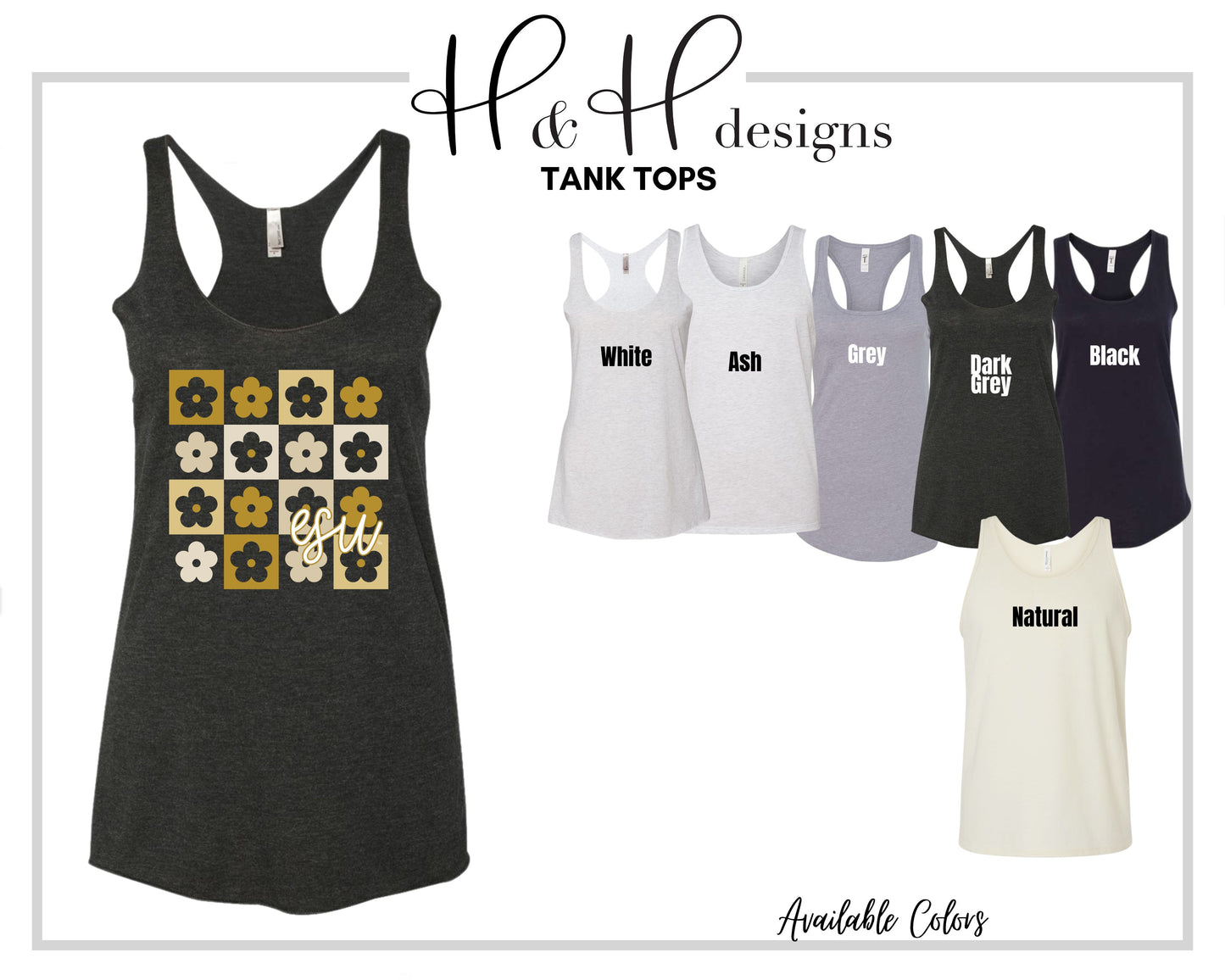 ESU Daisy Block ~ Licensed Apparel ~ HHESU106
